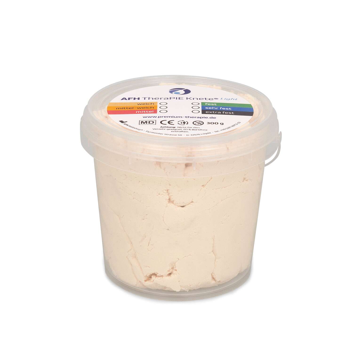 AFH Webshop Therapieknete "Light", Beige, weich, 12x12x11 cm, 300 g Unkategorisiert online kaufen