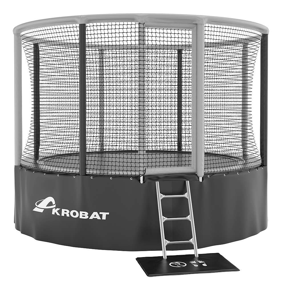 "Akrobat Trampolin ""Gallus"", 360 cm, Grau-Schwarz" Unkategorisiert online kaufen