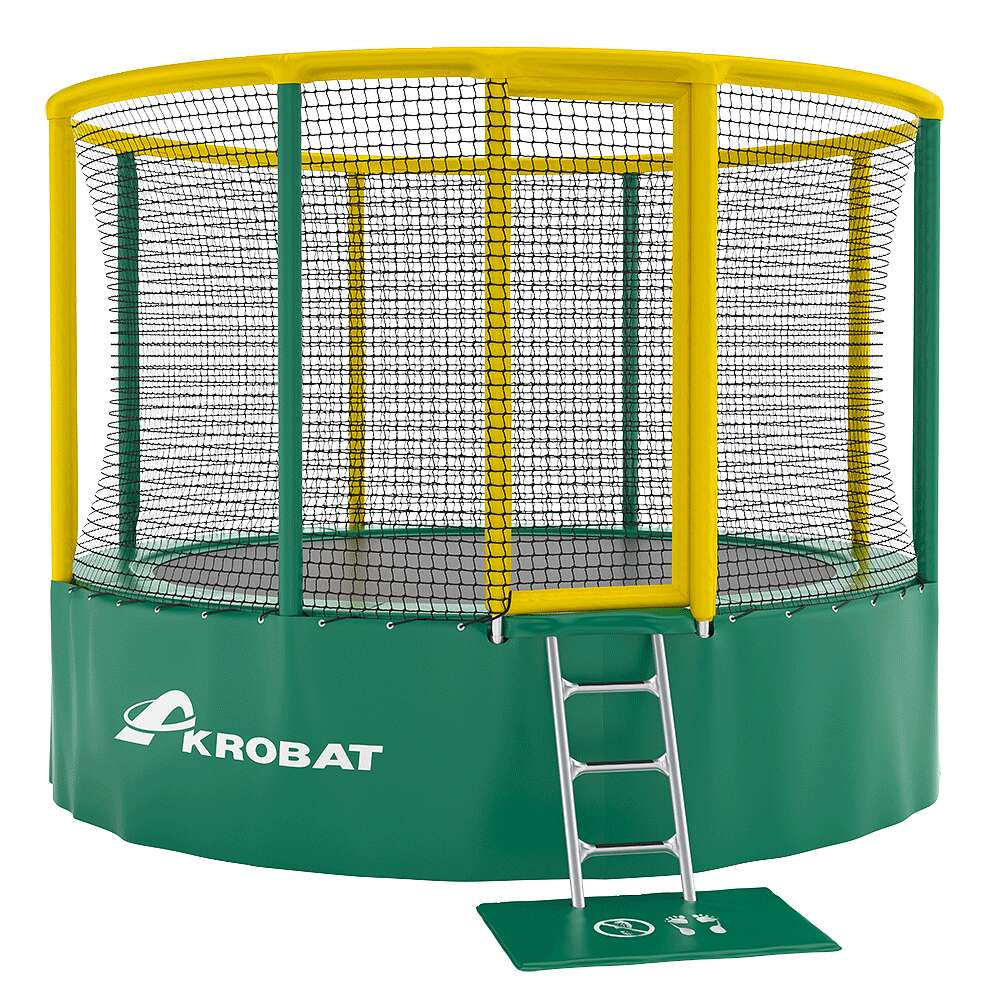 Akrobat Trampolin "Gallus", 480 cm, Grün-Gelb Unkategorisiert online kaufen