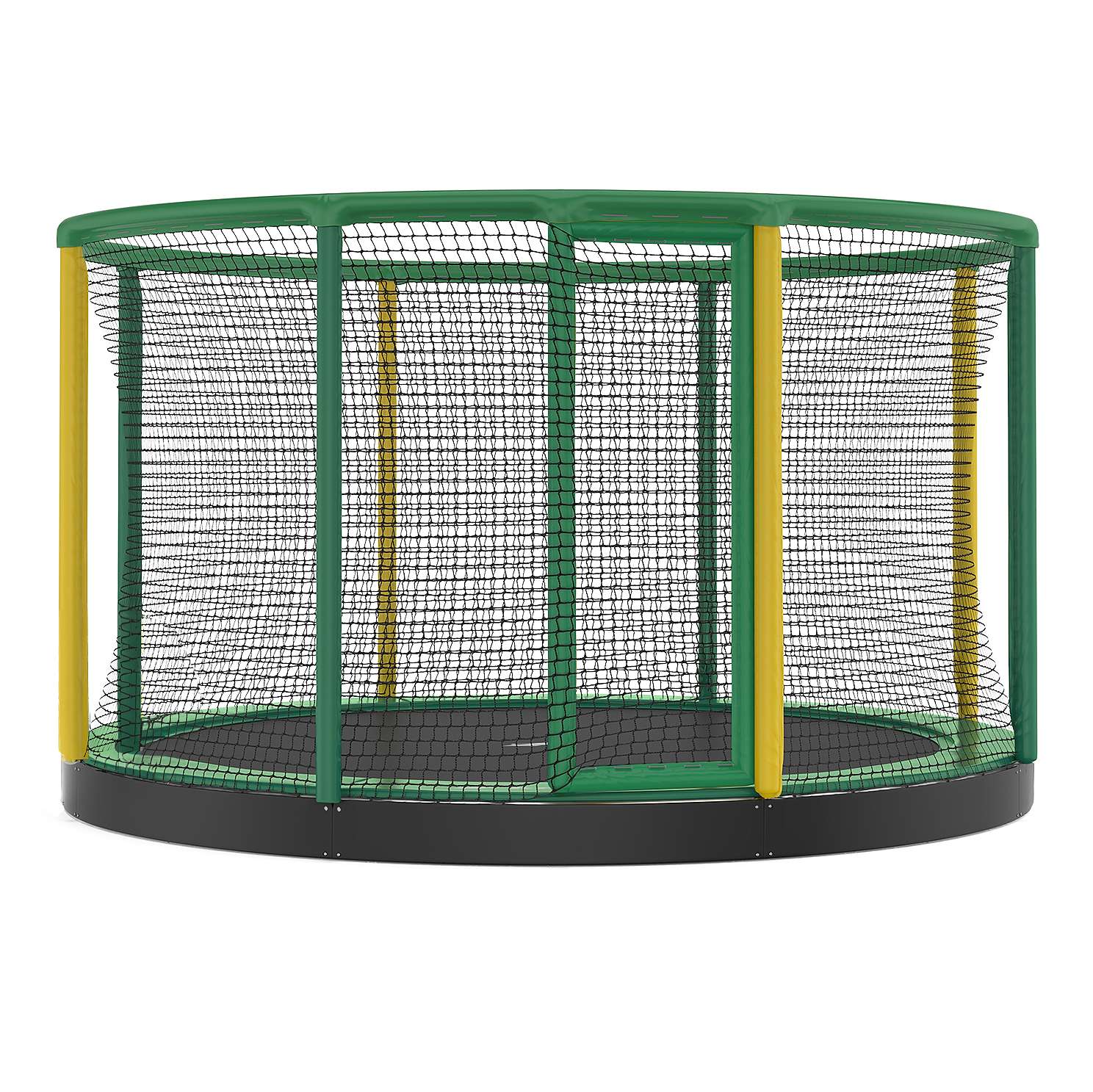 Akrobat Trampolin "Gallus Flat", 366 cm, Grün-Gelb Unkategorisiert online kaufen