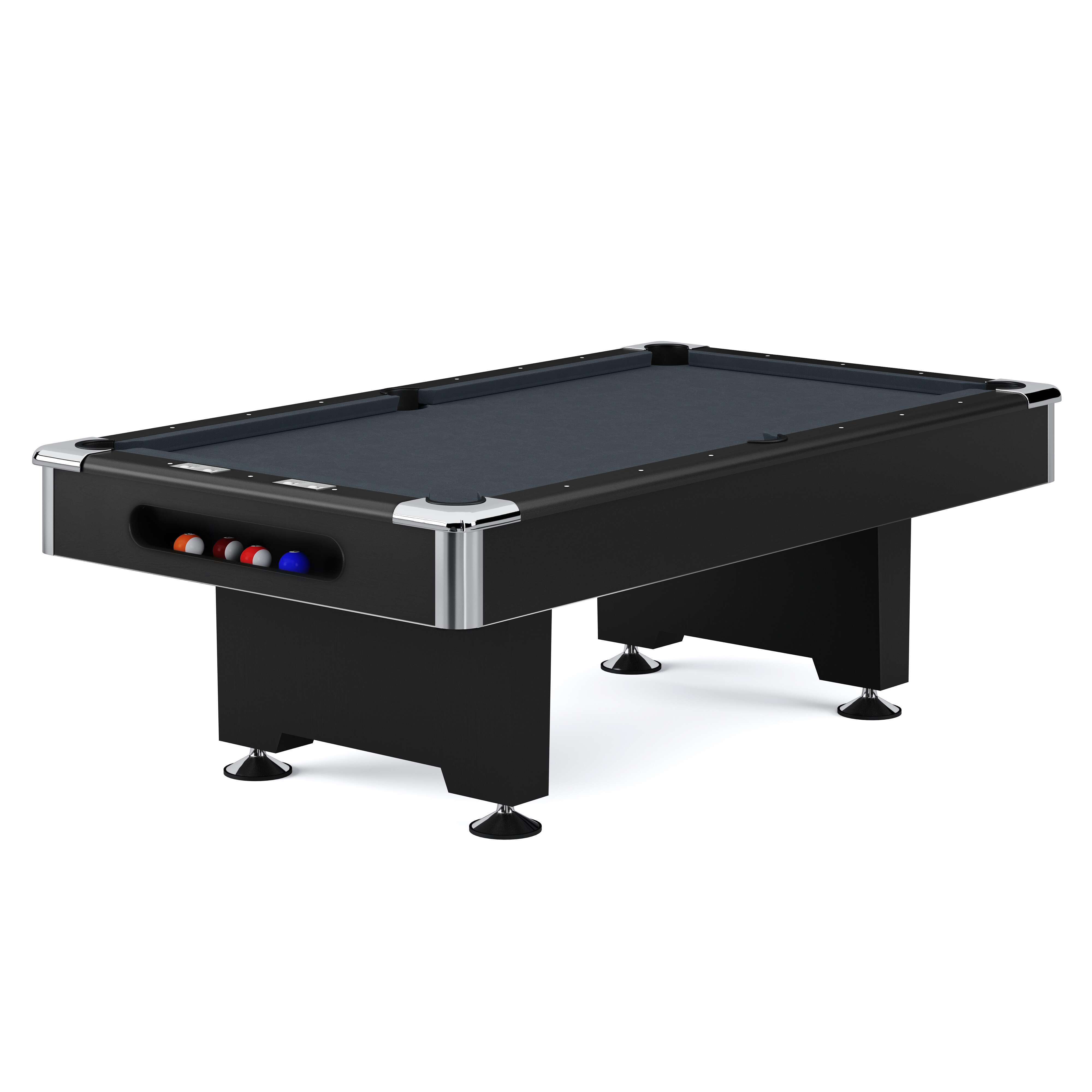 Automaten Hoffmann Billardtisch "Club Pro III", Anti-Fleck, Grau, 9 ft (Spielfeld 254x127 cm) Unkategorisiert online kaufen