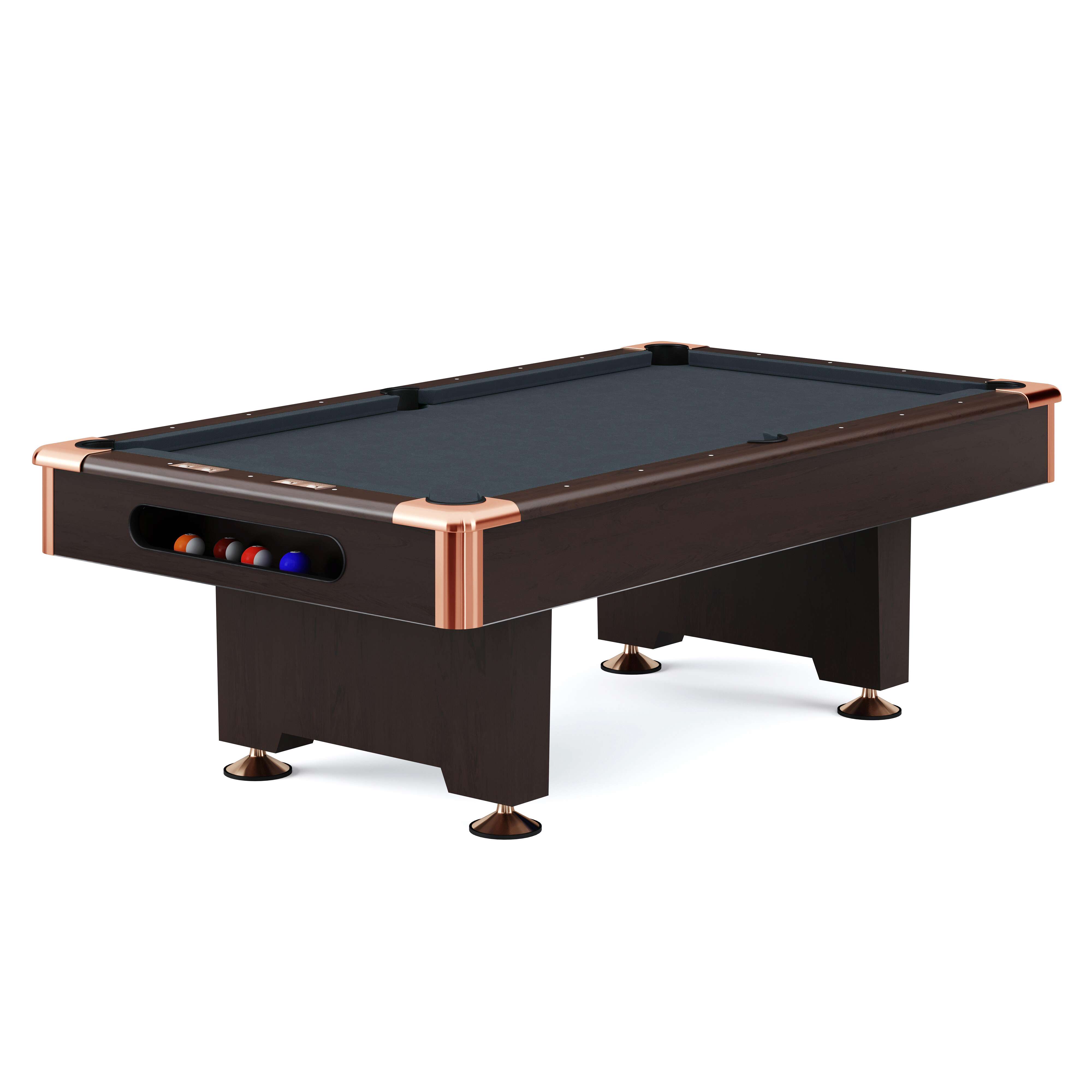 Automaten Hoffmann Billardtisch "Club Pro III" Dekor Nussbaum, Anti-Fleck, Grau, 7 ft (Spielfeld 198x99 cm) Unkategorisiert online kaufen