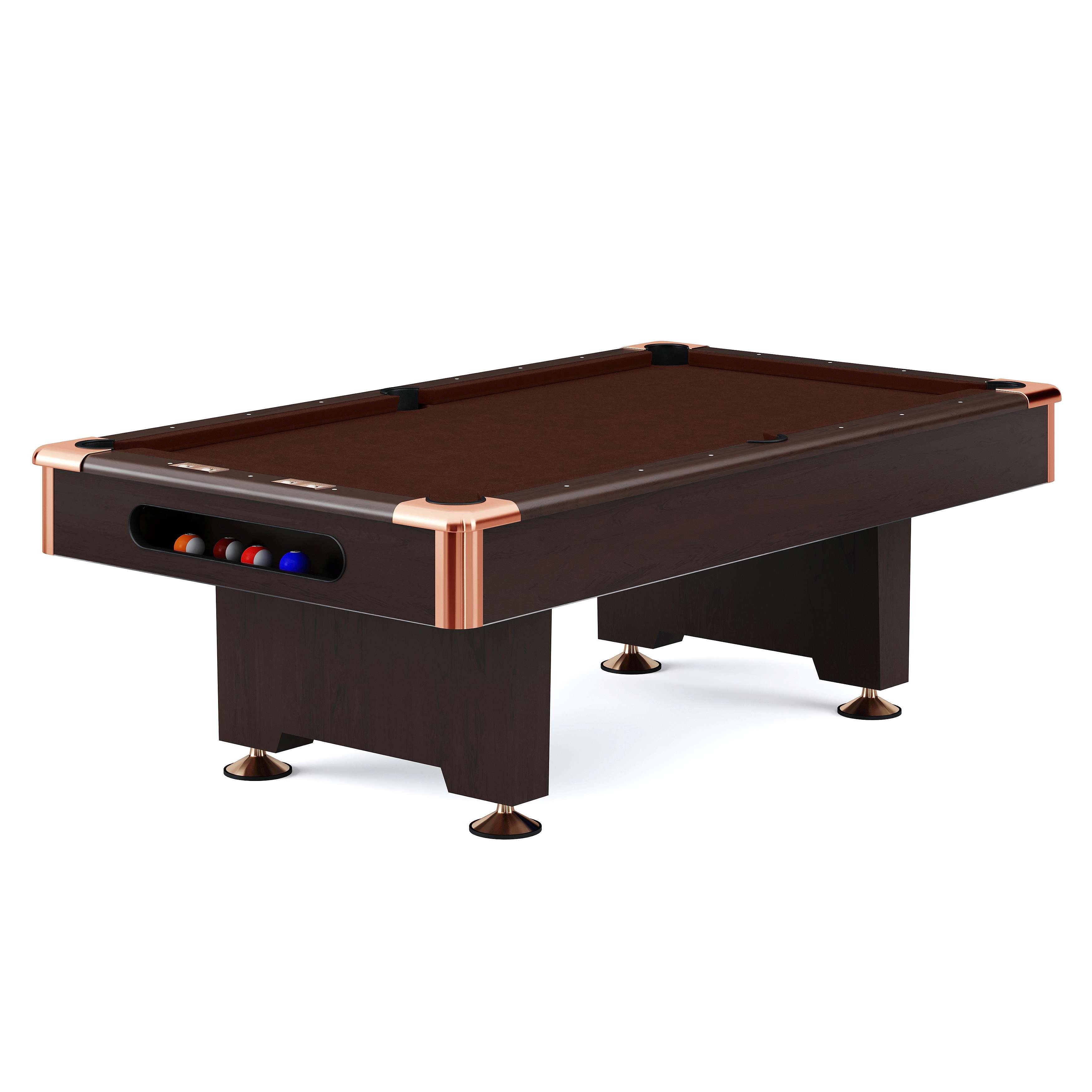 Automaten Hoffmann Billardtisch "Club Pro III" Dekor Nussbaum, Chocolate, Simonis 860, 7 ft (Spielfeld 198x99 cm) Unkategorisiert online kaufen