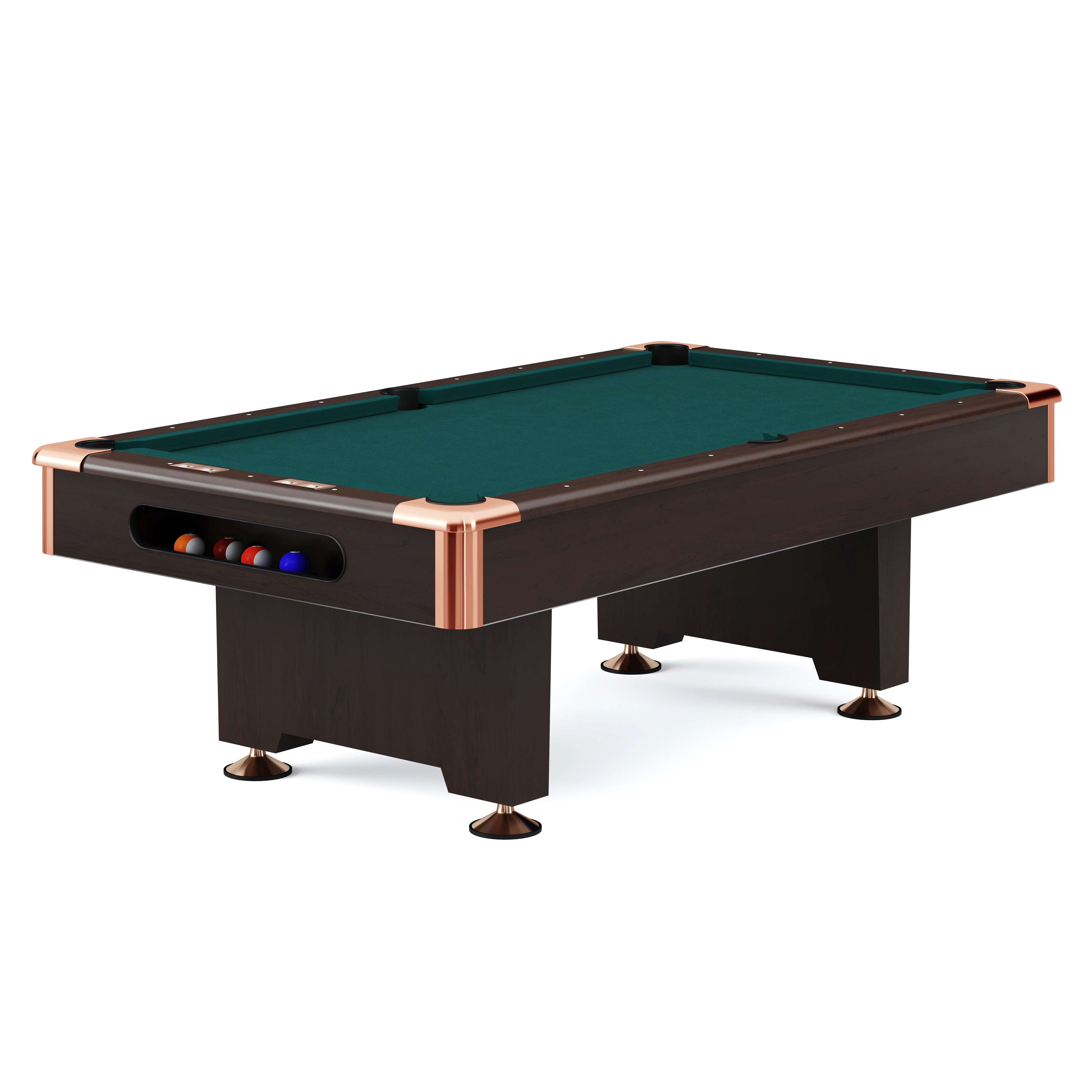 "Automaten Hoffmann Billardtisch ""Club Pro III"" Dekor Nussbaum, Simonis 860, Blue-Green, 8 ft (Spielfeld 224x112 cm)" Unkategorisiert online kaufen