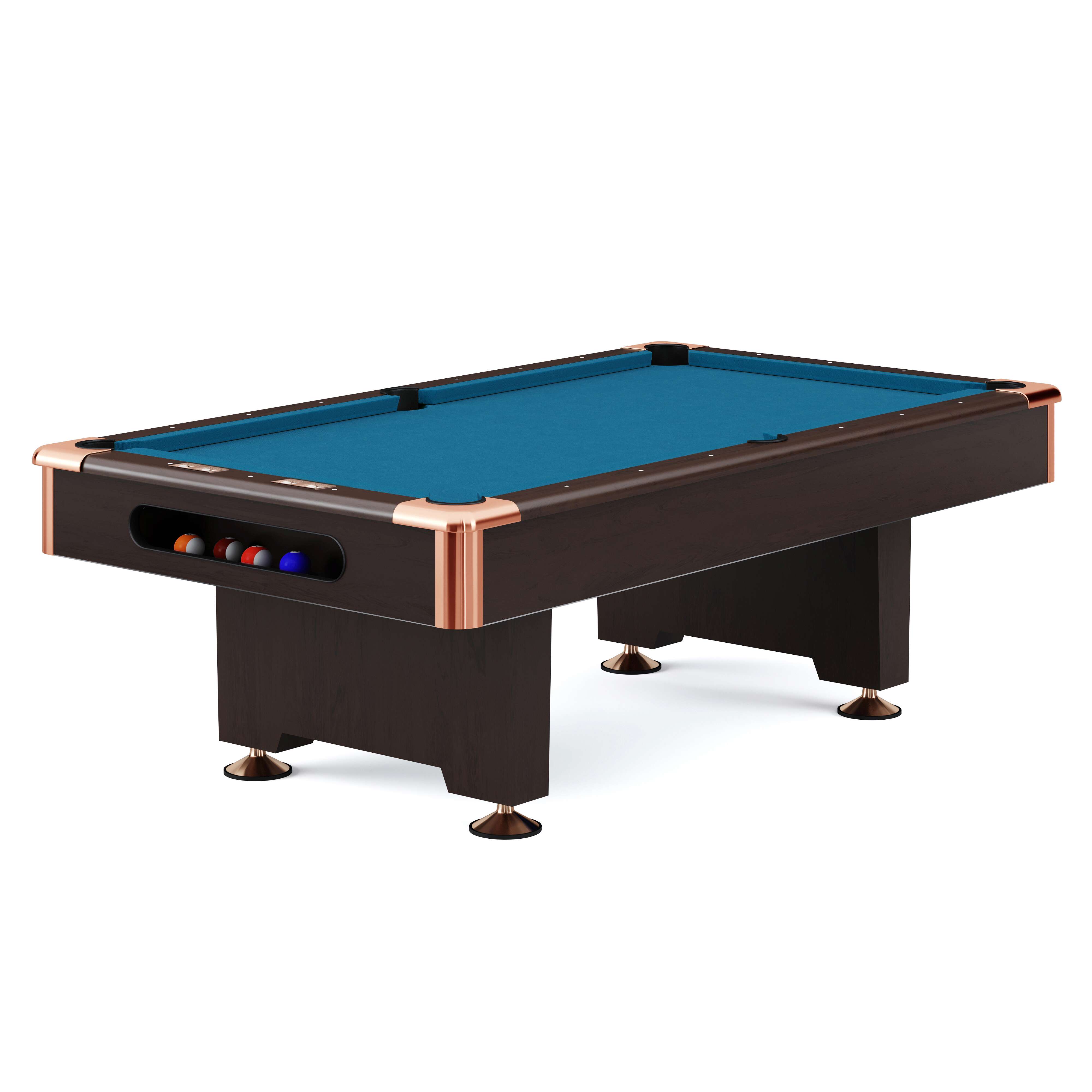 Automaten Hoffmann Billardtisch "Club Pro III" Dekor Nussbaum, Simonis 860, Tournament-Blue, 8 ft (Spielfeld 224x112 cm) Unkategorisiert online kaufen