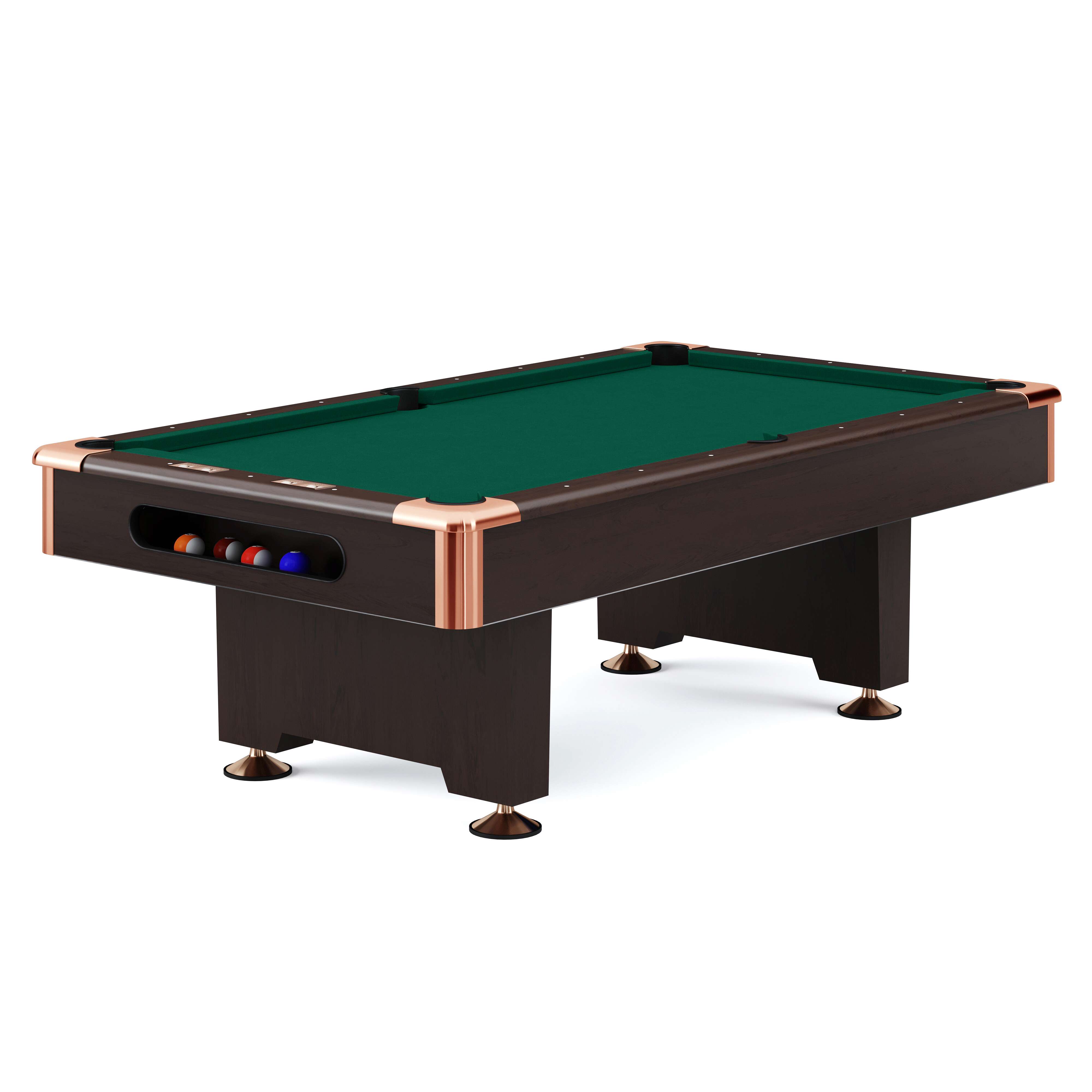 "Automaten Hoffmann Billardtisch ""Club Pro III"" Dekor Nussbaum, Simonis 860, Yellow-Green, 9 ft (Spielfeld 254x127 cm)" Unkategorisiert online kaufen