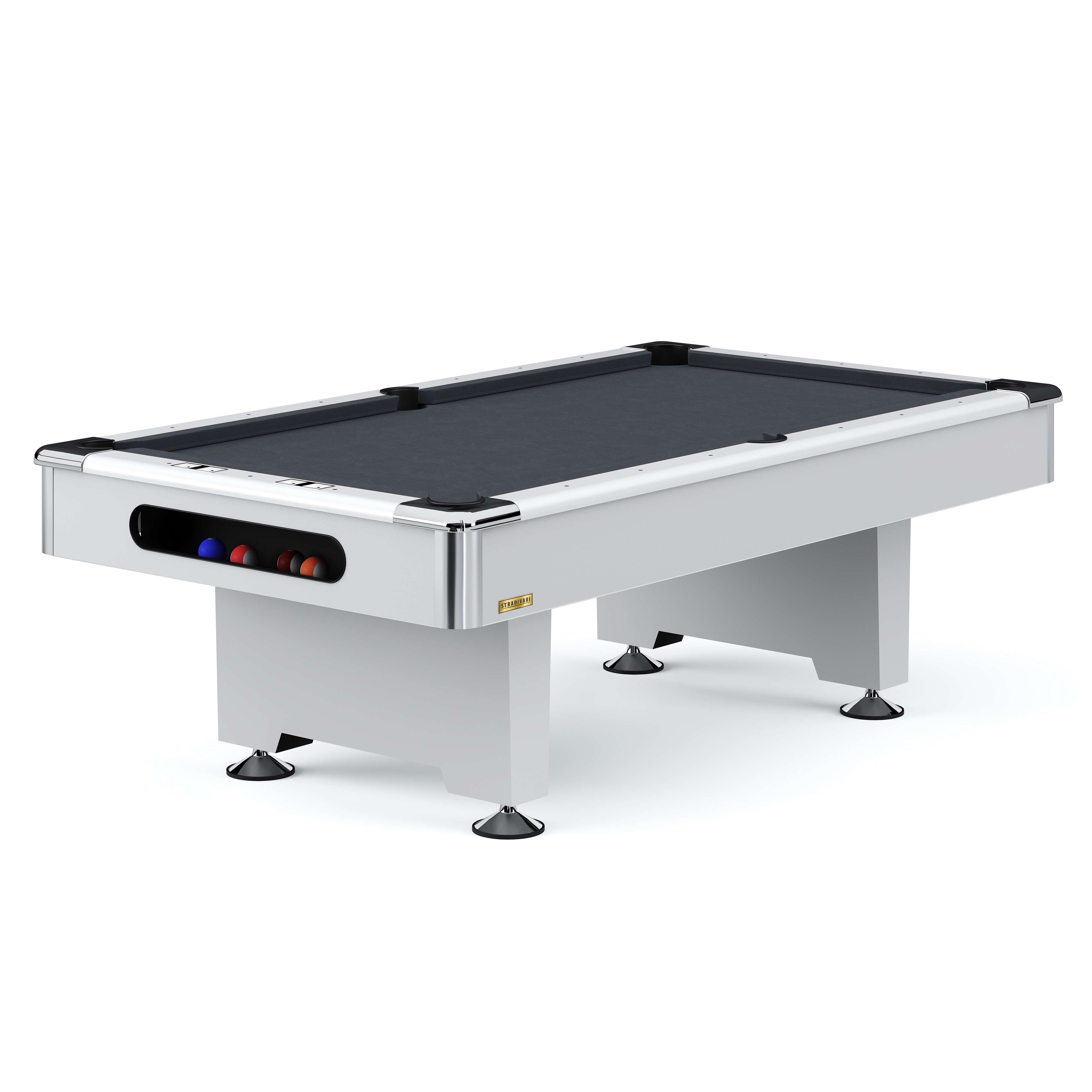 Automaten Hoffmann Billardtisch "Club Pro III" Dekor Weiß, Anti-Fleck, Grau, 9 ft (Spielfeld 254x127 cm) Unkategorisiert online kaufen