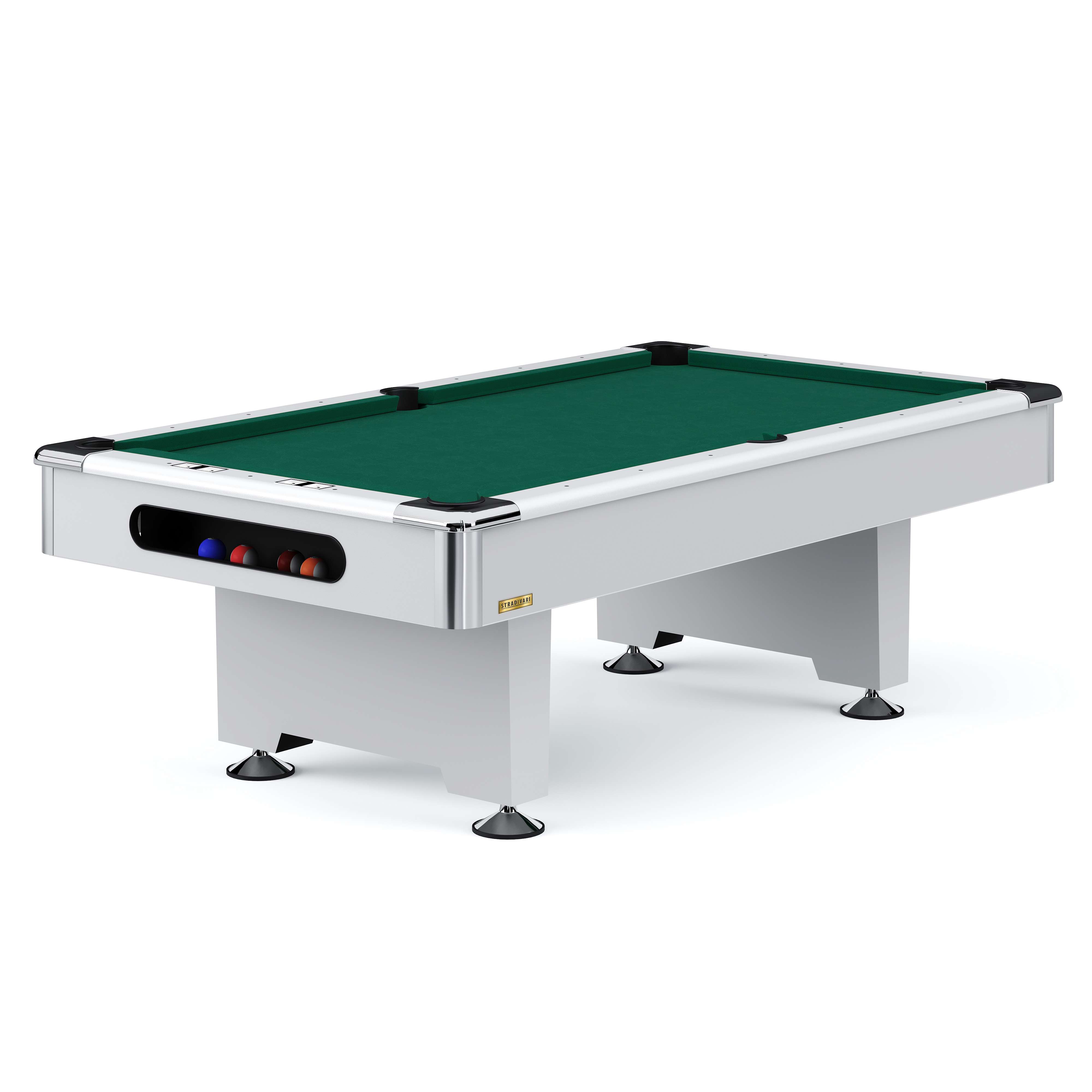 Automaten Hoffmann Billardtisch "Club Pro III" Dekor Weiß, Anti-Fleck, Grün, 9 ft (Spielfeld 254x127 cm) Unkategorisiert online kaufen