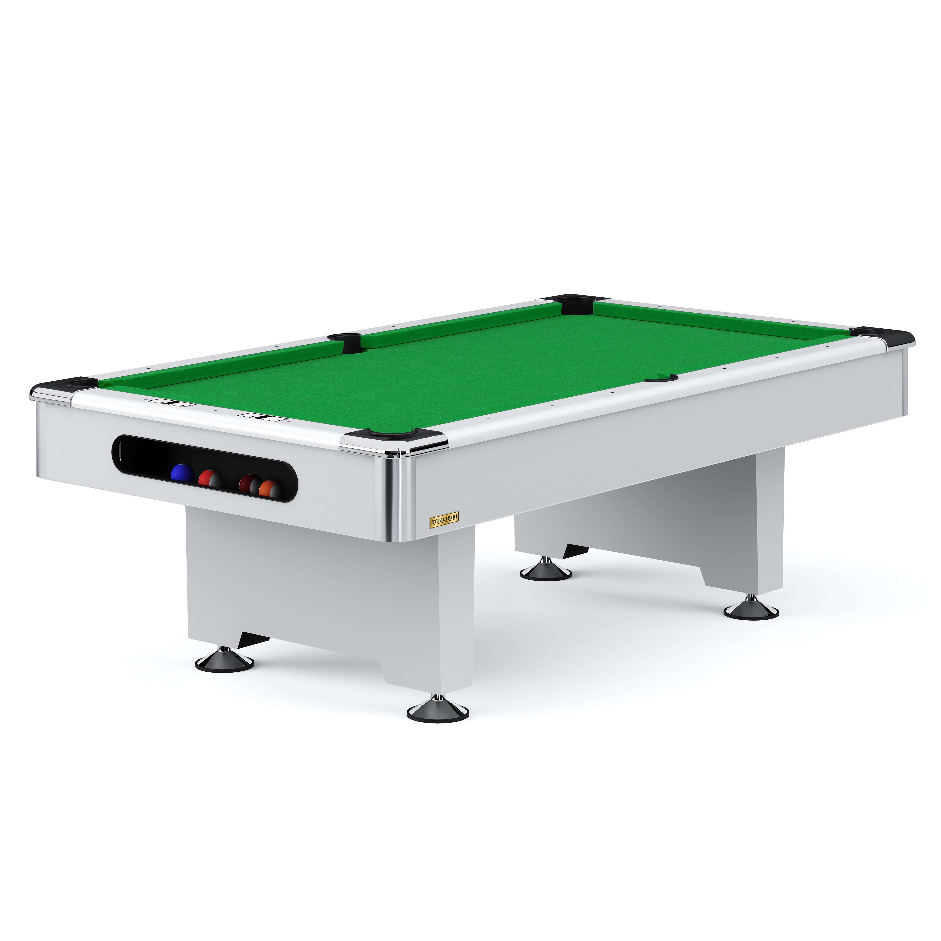 "Automaten Hoffmann Billardtisch ""Club Pro III"" Dekor Weiß, Apple-Green, Simonis 860, 9 ft (Spielfeld 254x127 cm)" Unkategorisiert online kaufen