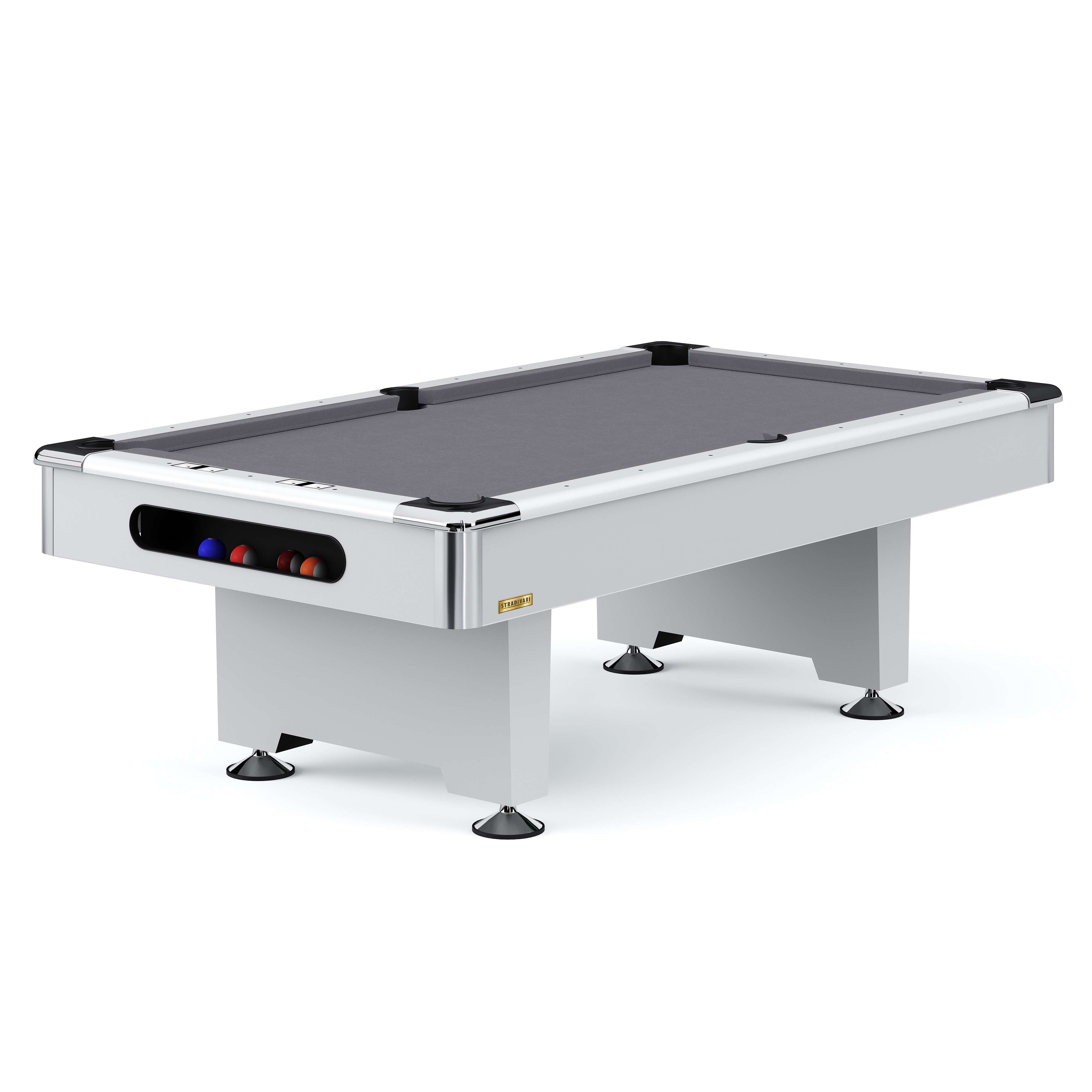 Automaten Hoffmann Billardtisch "Club Pro III" Dekor Weiß, Grey, Simonis 860, 8 ft (Spielfeld 224x112 cm) Unkategorisiert online kaufen