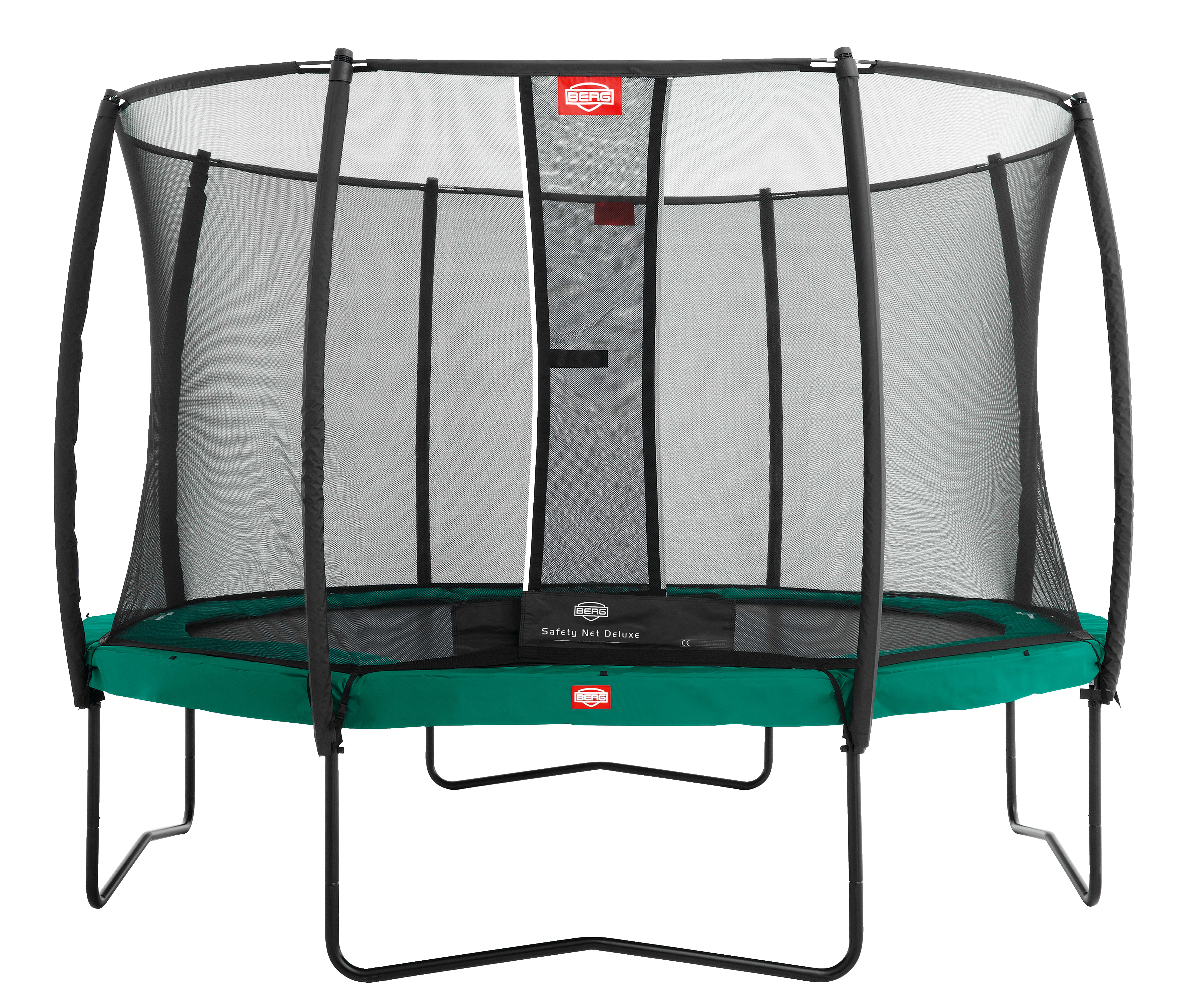 Berg Trampolin "Champion" mit Sicherheitsnetz Deluxe, 330 cm, Grün Unkategorisiert online kaufen