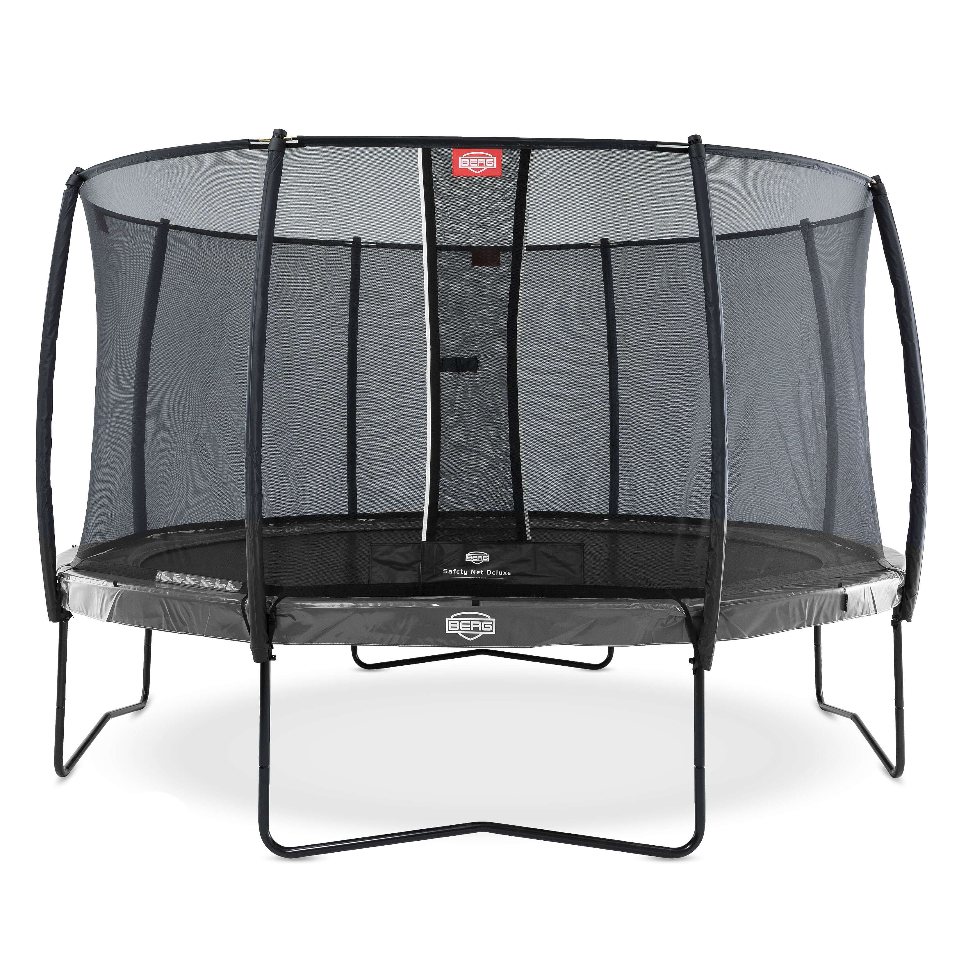 Berg Trampolin "Elite" mit Sicherheitsnetz Deluxe, ø 3,30 m, Grau Unkategorisiert online kaufen