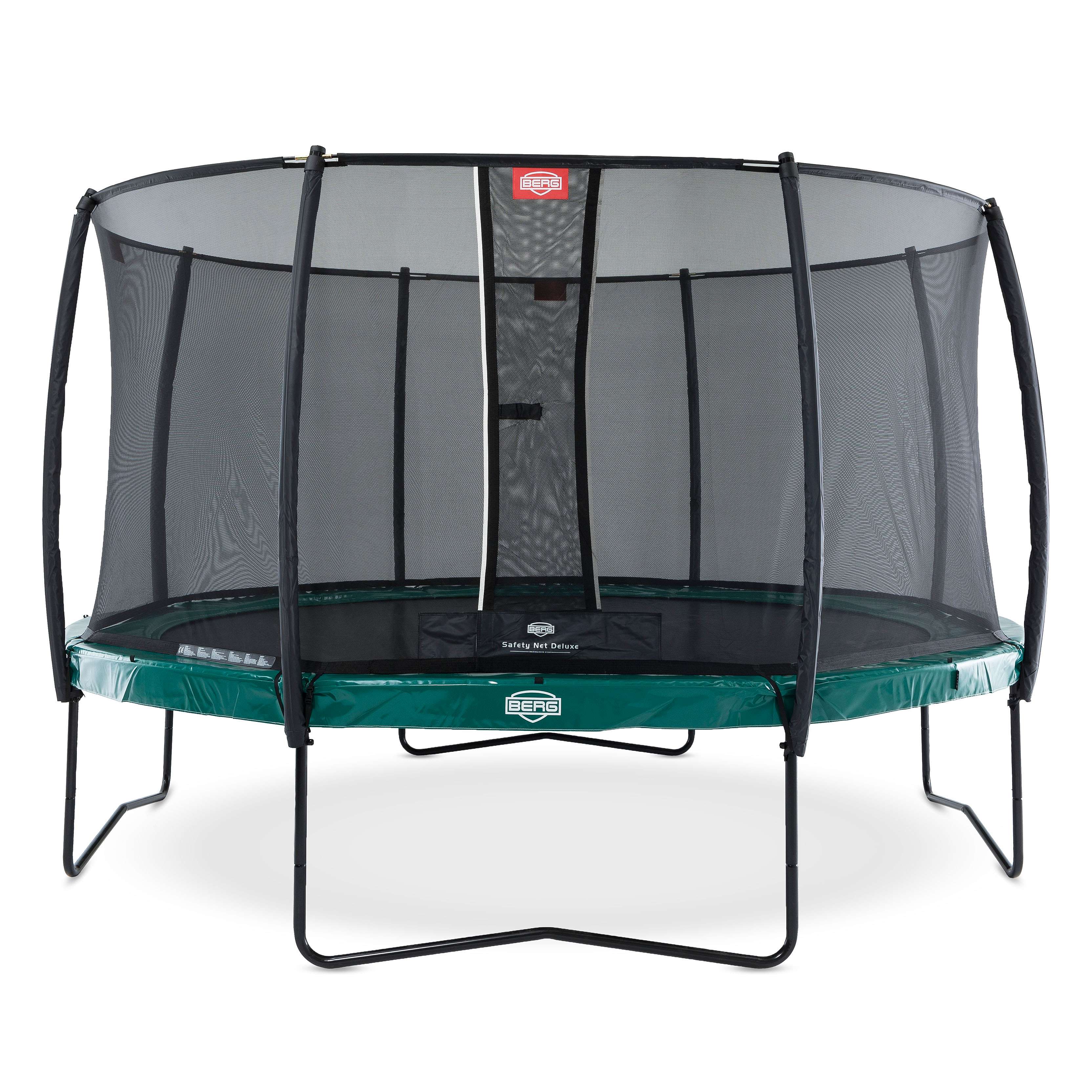 Berg Trampolin "Elite" mit Sicherheitsnetz Deluxe, ø 4,30 m, Grau Unkategorisiert online kaufen
