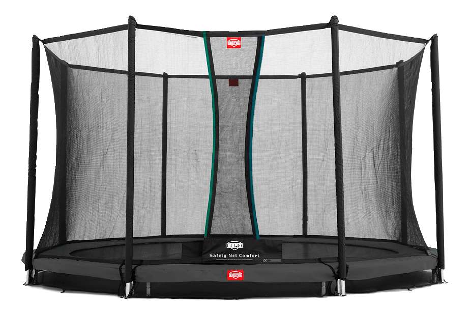 Berg Trampolin "Favorit" mit Sicherheitsnetz Comfort, ø 3,30 m, Randbezug Grau Unkategorisiert online kaufen
