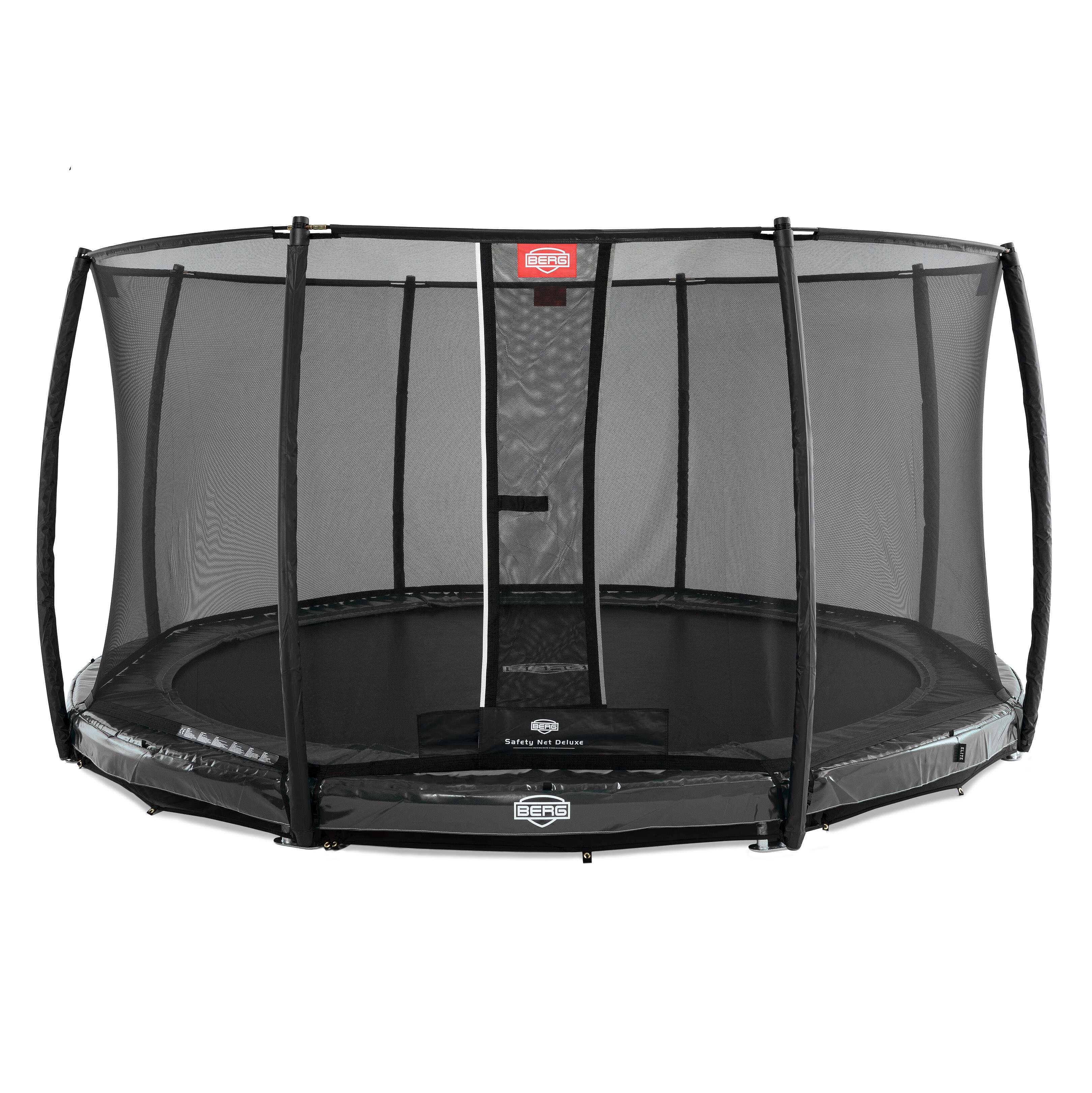Berg Trampolin InGround "Elite" mit Sicherheitsnetz Deluxe, ø 330 cm, Grau Unkategorisiert online kaufen
