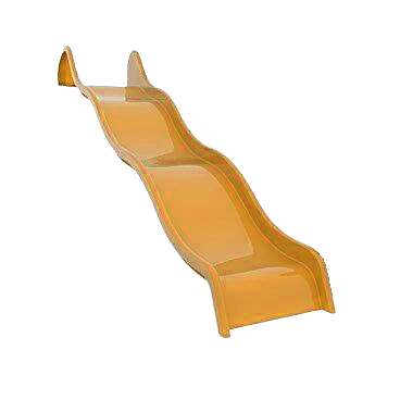 Bock- und Wellenrutsche "Wide", 200 cm, Melonengelb Unkategorisiert online kaufen