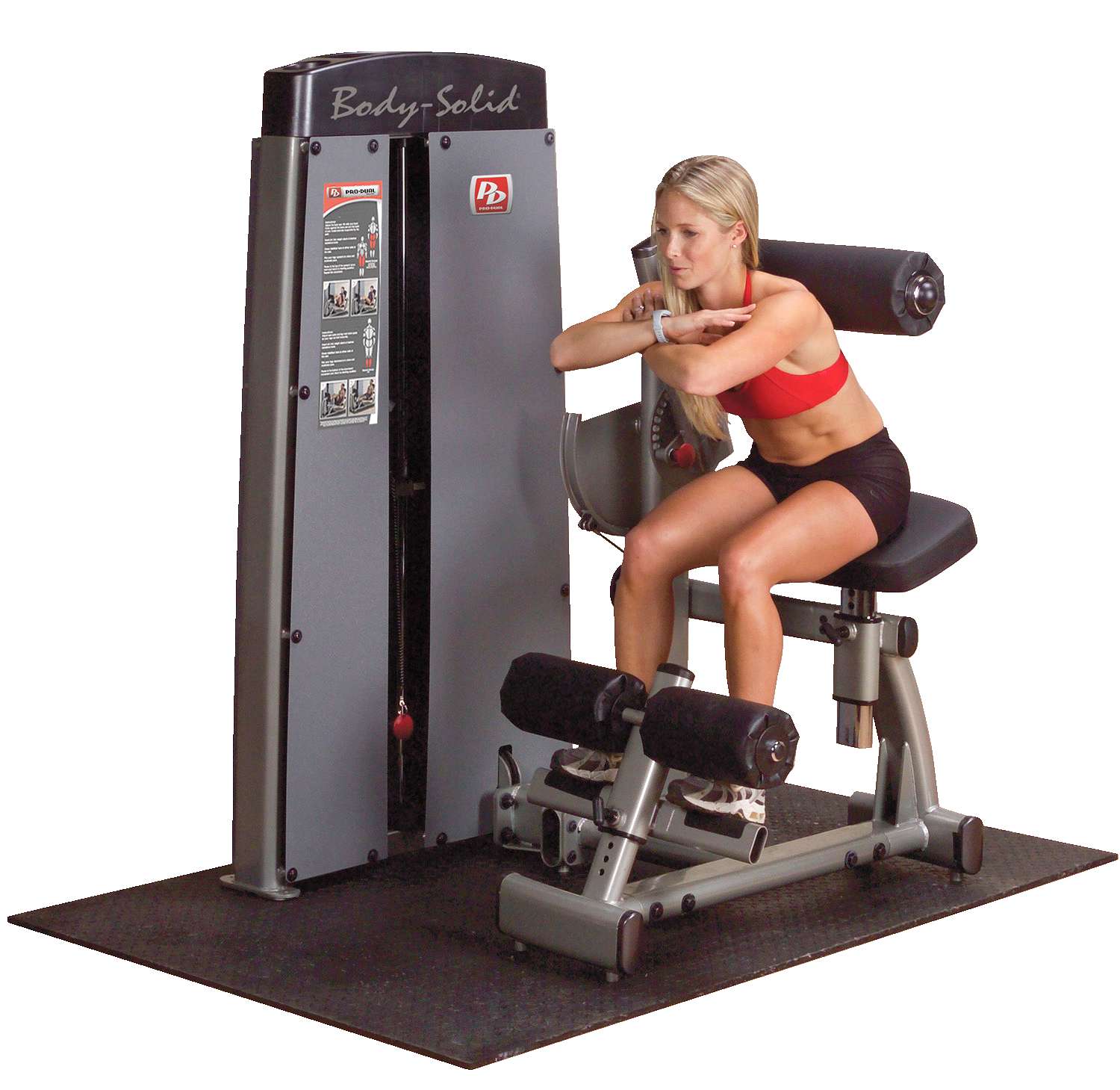 Body-Solid Bauch-/Rücken-Maschine "Pro Dual", Gewichtsblock 140 kg Unkategorisiert Produktbild