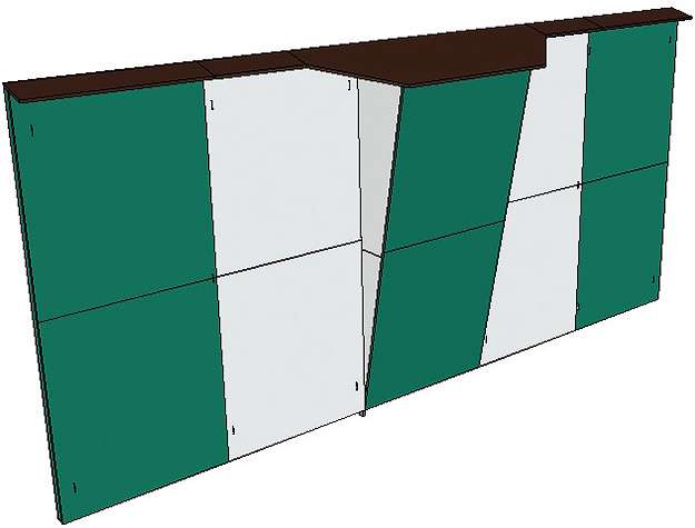 Boulderwand-Bausatz "Outdoor Sport", Höhe 2,98m, 620 cm, Mit Überhang Unkategorisiert online kaufen