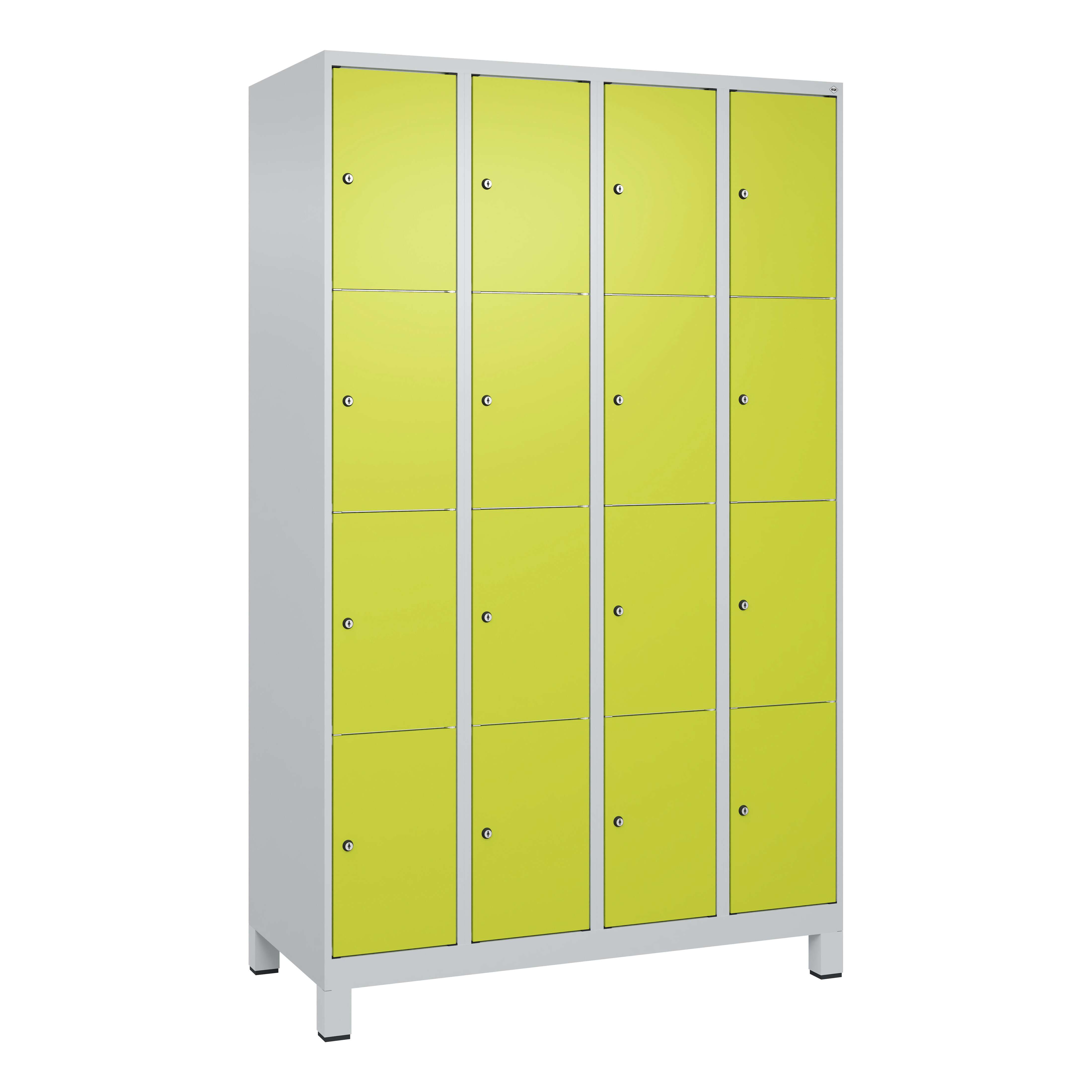 C+P Fächerschrank "Classic Plus", 4 Fächer übereinander, Abteilbreite 30 cm, mit Füßen, Verkehrsgelb (RAL 1023), 195x60x50 cm/ 8 Fächer Unkategorisiert online kaufen