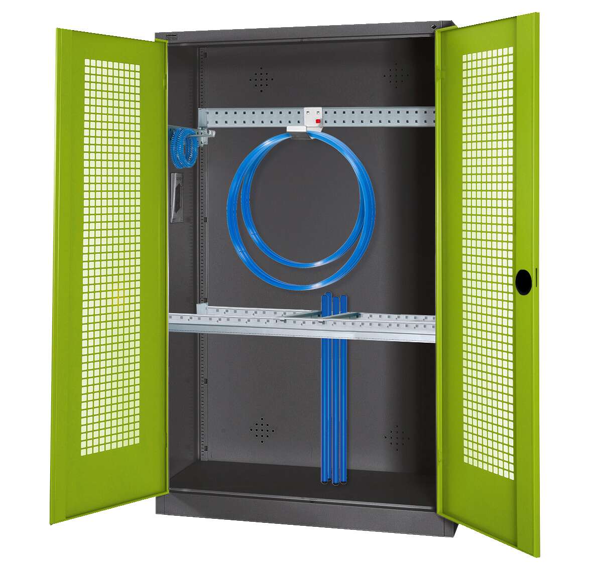 C+P Modul-Sportgeräteschrank "Grundausstattung" mit Lochblech-Flügeltüren, HxBxT 195x120x50 cm, Ergo-Lock Muldengriff, Clowngrün (RAL 110 80 60), Anthrazit (RAL 7021), Einzelschließung Unkategorisiert online kaufen C+P Modul-Sportgeräteschrank "Grundausstattung" mit Lochblech-Flügeltüren, HxBxT 195x120x50 cm, Ergo-Lock Muldengriff, Clowngrün (RAL 110 80 60), Anthrazit (RAL 7021), Einzelschließung Unkategorisiert online kaufen