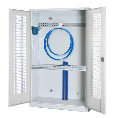C+P Modul-Sportgeräteschrank "Grundausstattung" mit Lochblech-Flügeltüren, HxBxT 195x120x50 cm, Ergo-Lock Muldengriff, Einzelschließung Unkategorisiert online kaufen