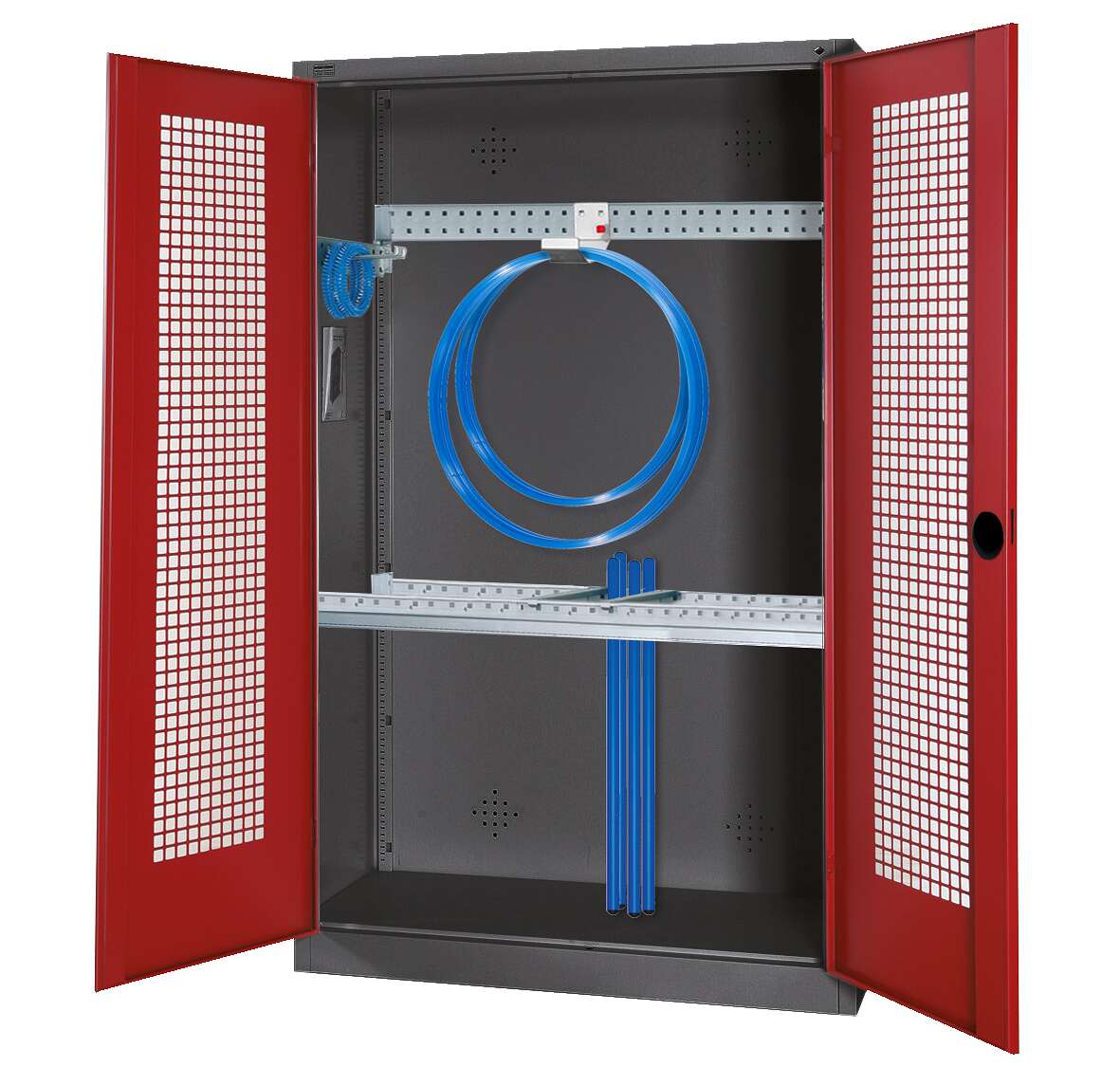 C+P Modul-Sportgeräteschrank "Grundausstattung" mit Lochblech-Flügeltüren, HxBxT 195x120x50 cm, Ergo-Lock Muldengriff, Rubinrot (RAL 3003), Anthrazit (RAL 7021), Gleichschließung Unkategorisiert online kaufen C+P Modul-Sportgeräteschrank "Grundausstattung" mit Lochblech-Flügeltüren, HxBxT 195x120x50 cm, Ergo-Lock Muldengriff, Rubinrot (RAL 3003), Anthrazit (RAL 7021), Gleichschließung Unkategorisiert online kaufen