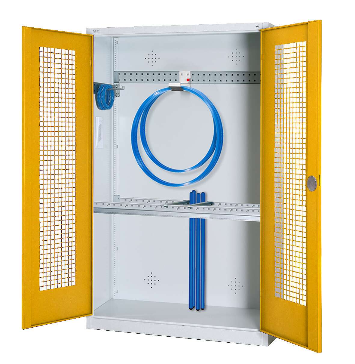 C+P Modul-Sportgeräteschrank "Grundausstattung" mit Lochblech-Flügeltüren, HxBxT 195x120x50 cm, Ergo-Lock Muldengriff, Verkehrsgelb (RAL 1023), Lichtgrau (RAL 7035), Einzelschließung Unkategorisiert online kaufen C+P Modul-Sportgeräteschrank "Grundausstattung" mit Lochblech-Flügeltüren, HxBxT 195x120x50 cm, Ergo-Lock Muldengriff, Verkehrsgelb (RAL 1023), Lichtgrau (RAL 7035), Einzelschließung Unkategorisiert online kaufen