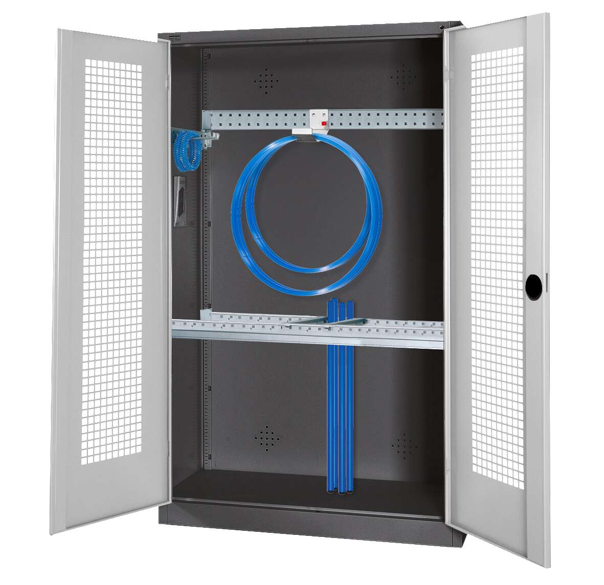 C+P Modul-Sportgeräteschrank "Grundausstattung" mit Lochblech-Flügeltüren, HxBxT 195x120x50 cm, Lichtgrau (RAL 7035), Ergo-Lock Muldengriff, Anthrazit (RAL 7021), Einzelschließung Unkategorisiert online kaufen C+P Modul-Sportgeräteschrank "Grundausstattung" mit Lochblech-Flügeltüren, HxBxT 195x120x50 cm, Lichtgrau (RAL 7035), Ergo-Lock Muldengriff, Anthrazit (RAL 7021), Einzelschließung Unkategorisiert online kaufen