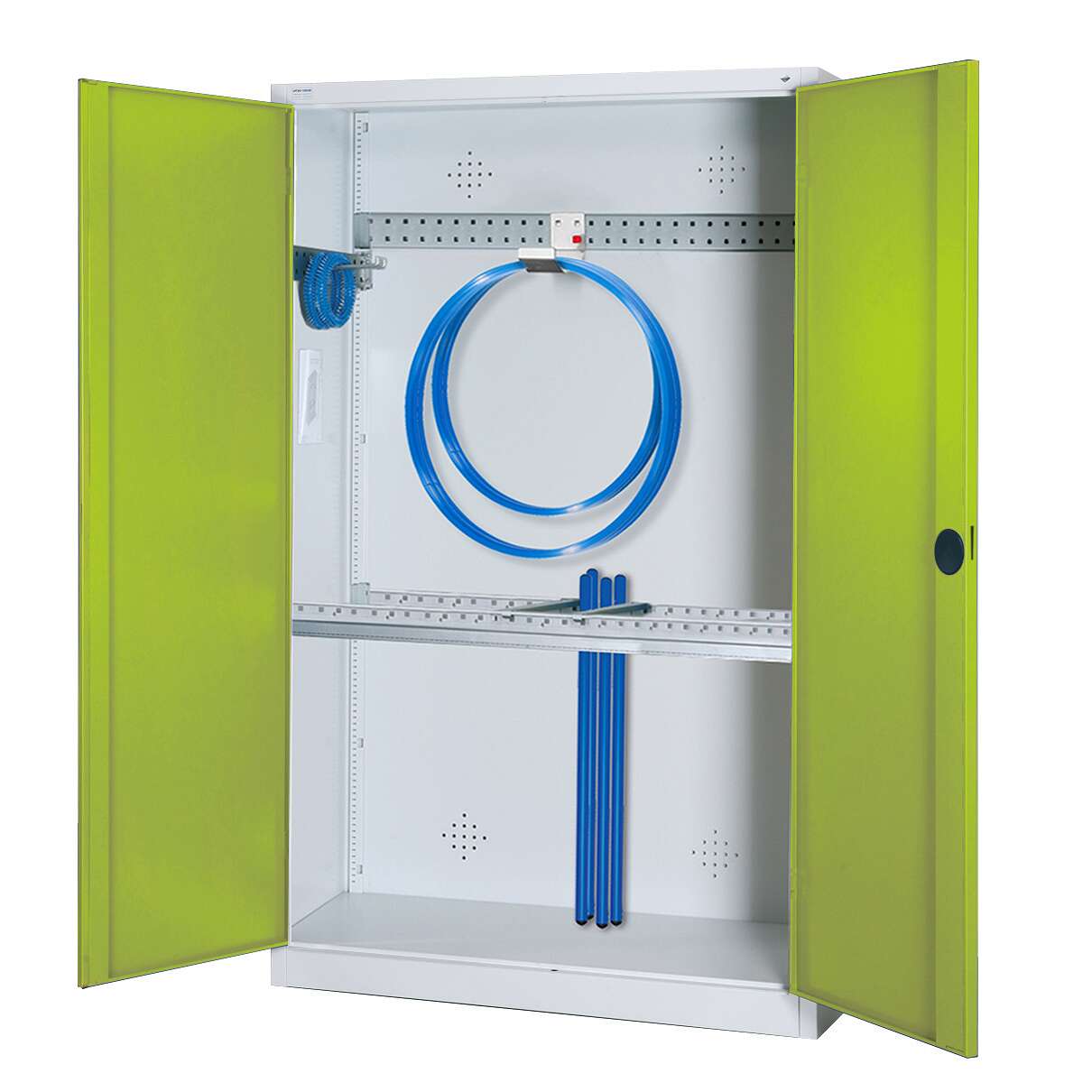 C+P Modul-Sportgeräteschrank "Grundausstattung" mit Vollblech-Flügeltüren, HxBxT 195x120x50 cm, Clowngrün (RAL 110 80 60), Gleichschließung Unkategorisiert online kaufen C+P Modul-Sportgeräteschrank "Grundausstattung" mit Vollblech-Flügeltüren, HxBxT 195x120x50 cm, Clowngrün (RAL 110 80 60), Gleichschließung Unkategorisiert online kaufen