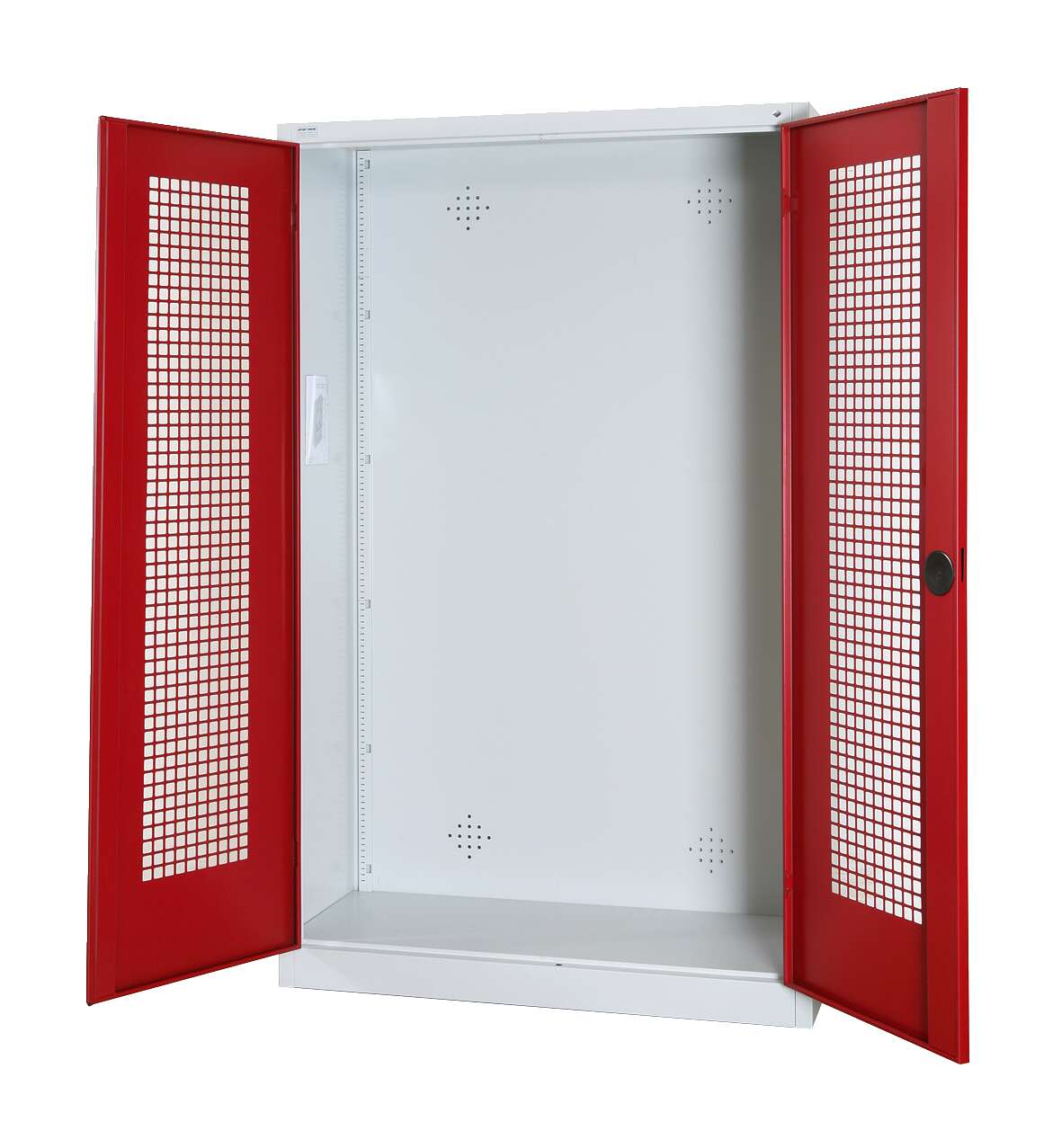 C+P Modul-Sportgeräteschrank mit Lochblech-Flügeltüren, HxBxT 195x120x50 cm, Ergo-Lock Muldengriff, Rubinrot (RAL 3003), Lichtgrau (RAL 7035), Einzelschließung Unkategorisiert online kaufen