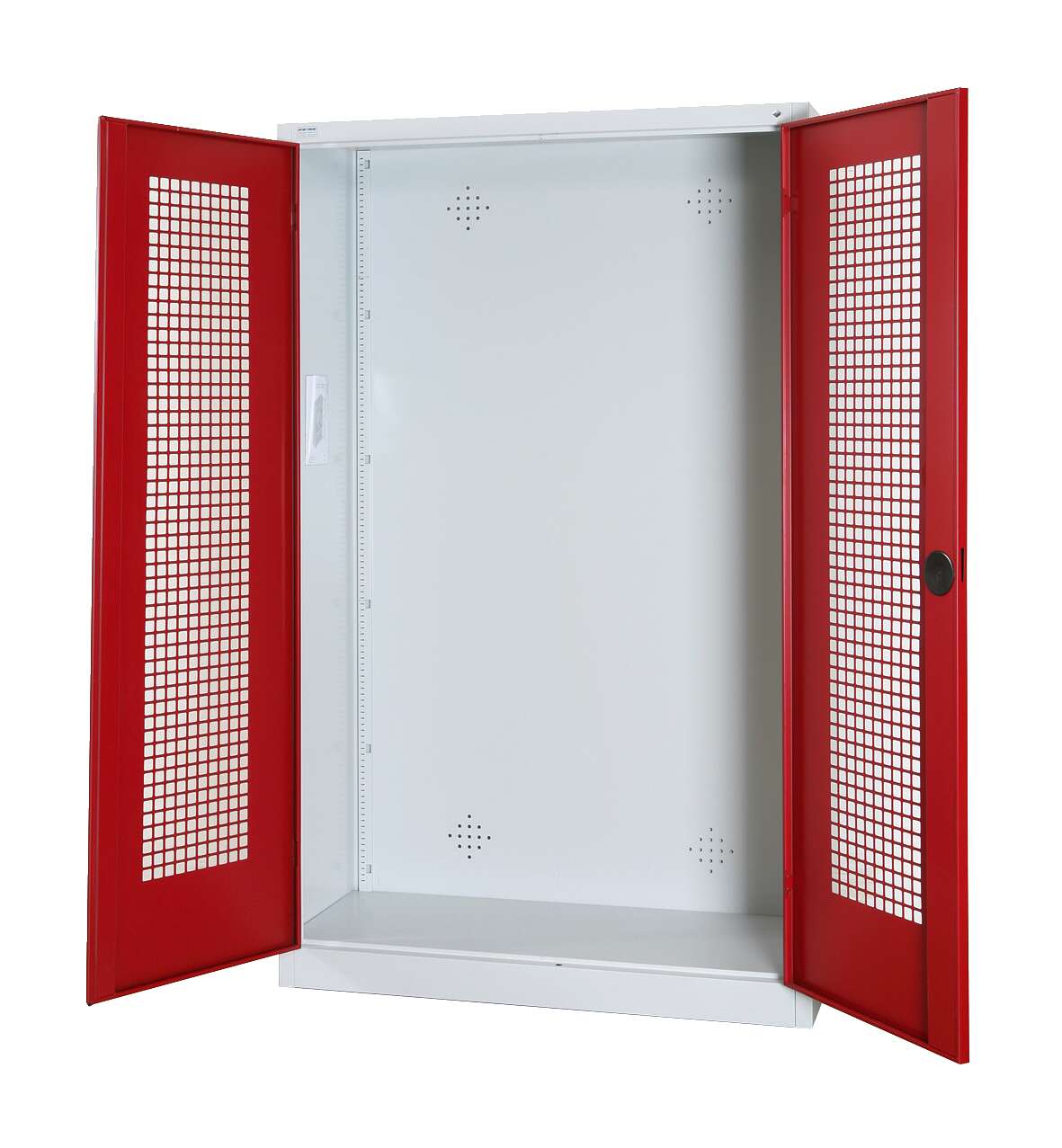 C+P Modul-Sportgeräteschrank mit Lochblech-Flügeltüren, HxBxT 195x120x50 cm, Rubinrot (RAL 3003), Gleichschließung Unkategorisiert online kaufen