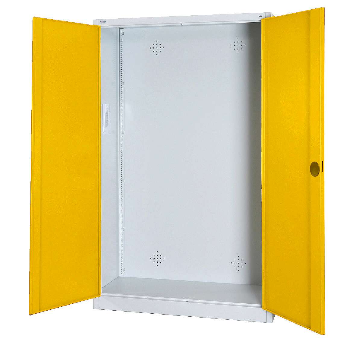 C+P Modul-Sportgeräteschrank mit Vollblech-Flügeltüren, HxBxT 195x120x50 cm, Verkehrsgelb (RAL 1023), Einzelschließung Unkategorisiert online kaufen