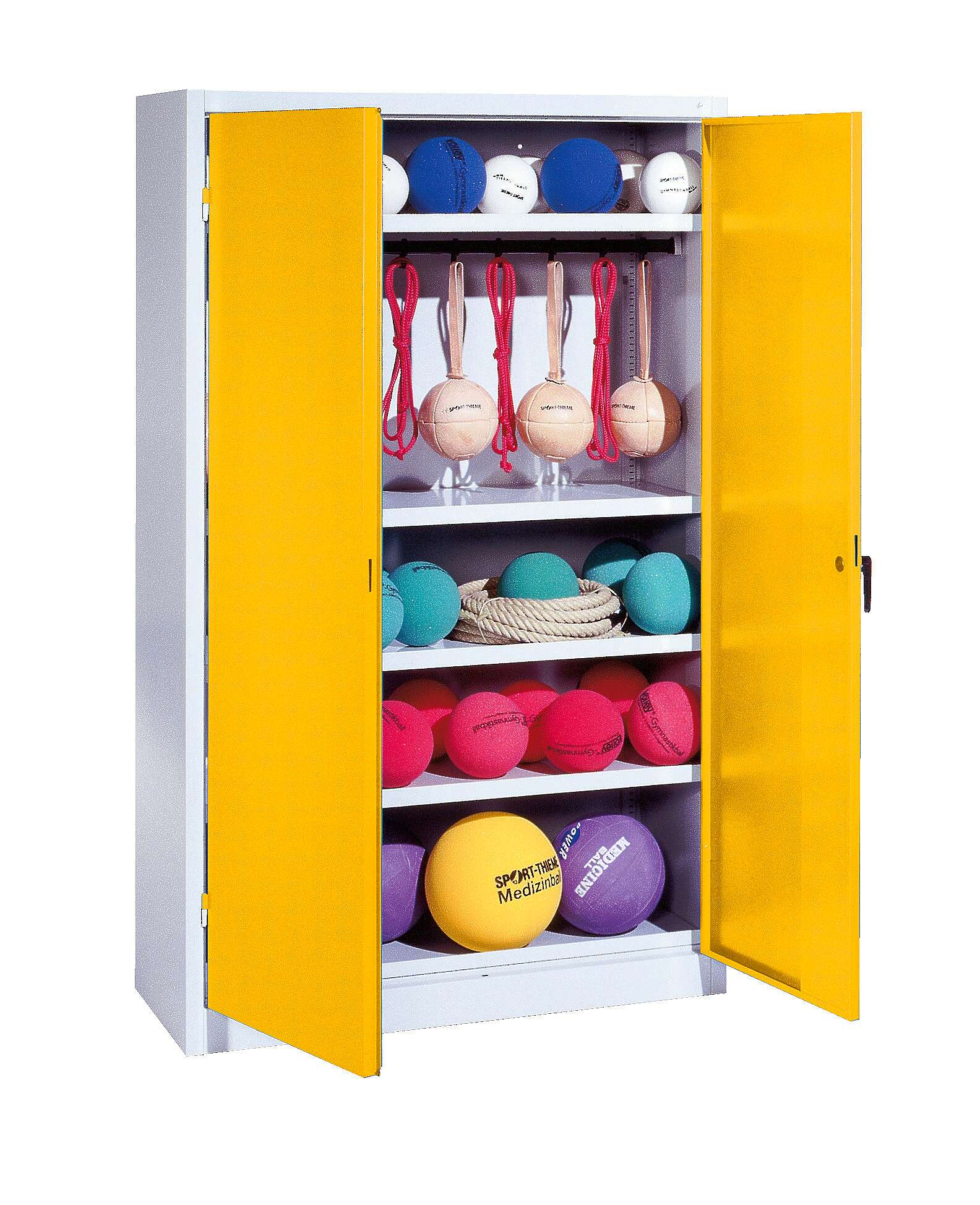 C+P Sportgeräteschrank mit Vollblech-Flügeltüren (Typ 2), HxBxT 195x120x50 cm, Verkehrsgelb (RAL 1023), Gleichschließung Unkategorisiert online kaufen C+P Sportgeräteschrank mit Vollblech-Flügeltüren (Typ 2), HxBxT 195x120x50 cm, Verkehrsgelb (RAL 1023), Gleichschließung Unkategorisiert online kaufen