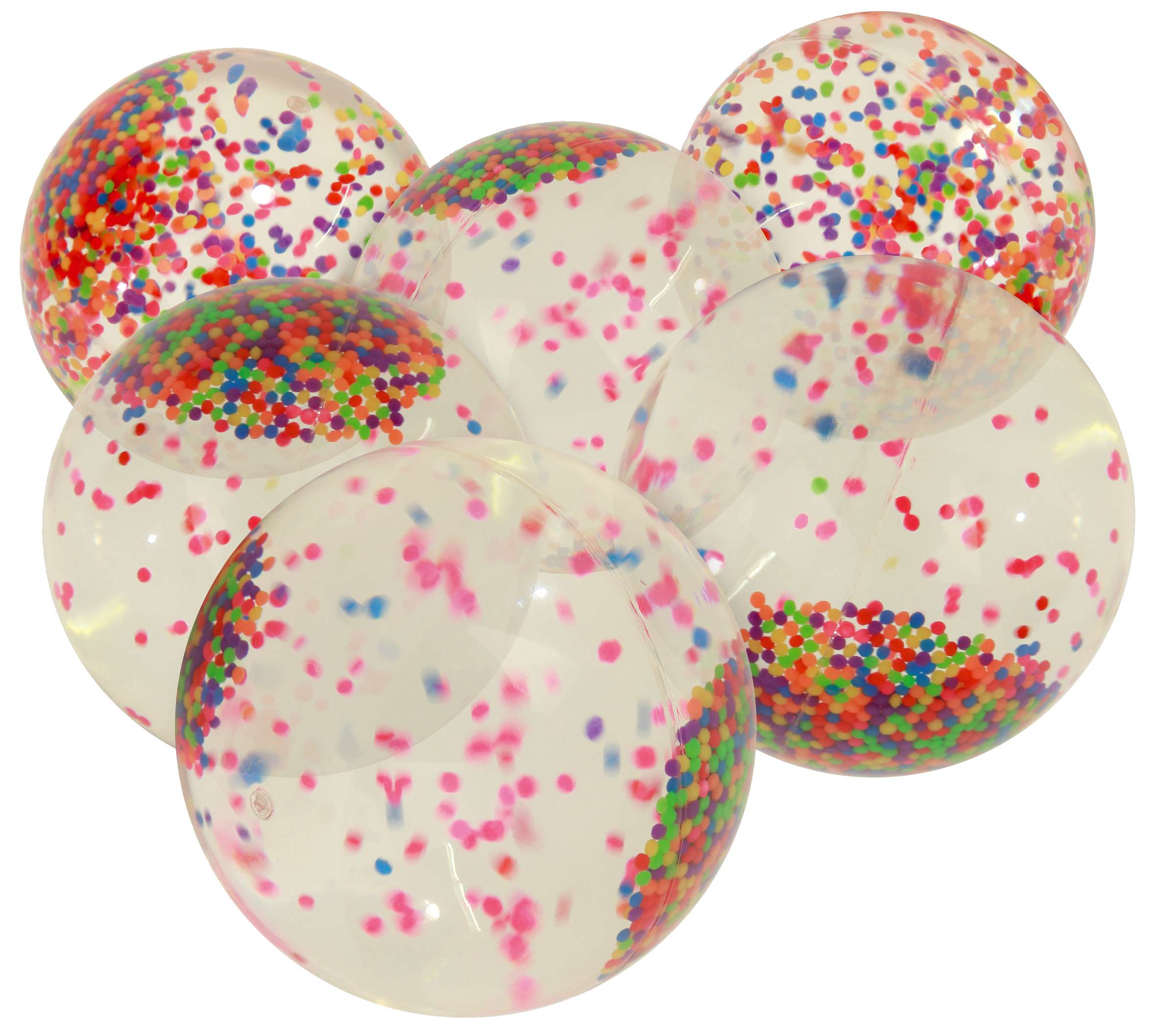 EduPlay Flummi-Ball "Zauberkugel mit Konfetti", 6er Set Unkategorisiert online kaufen