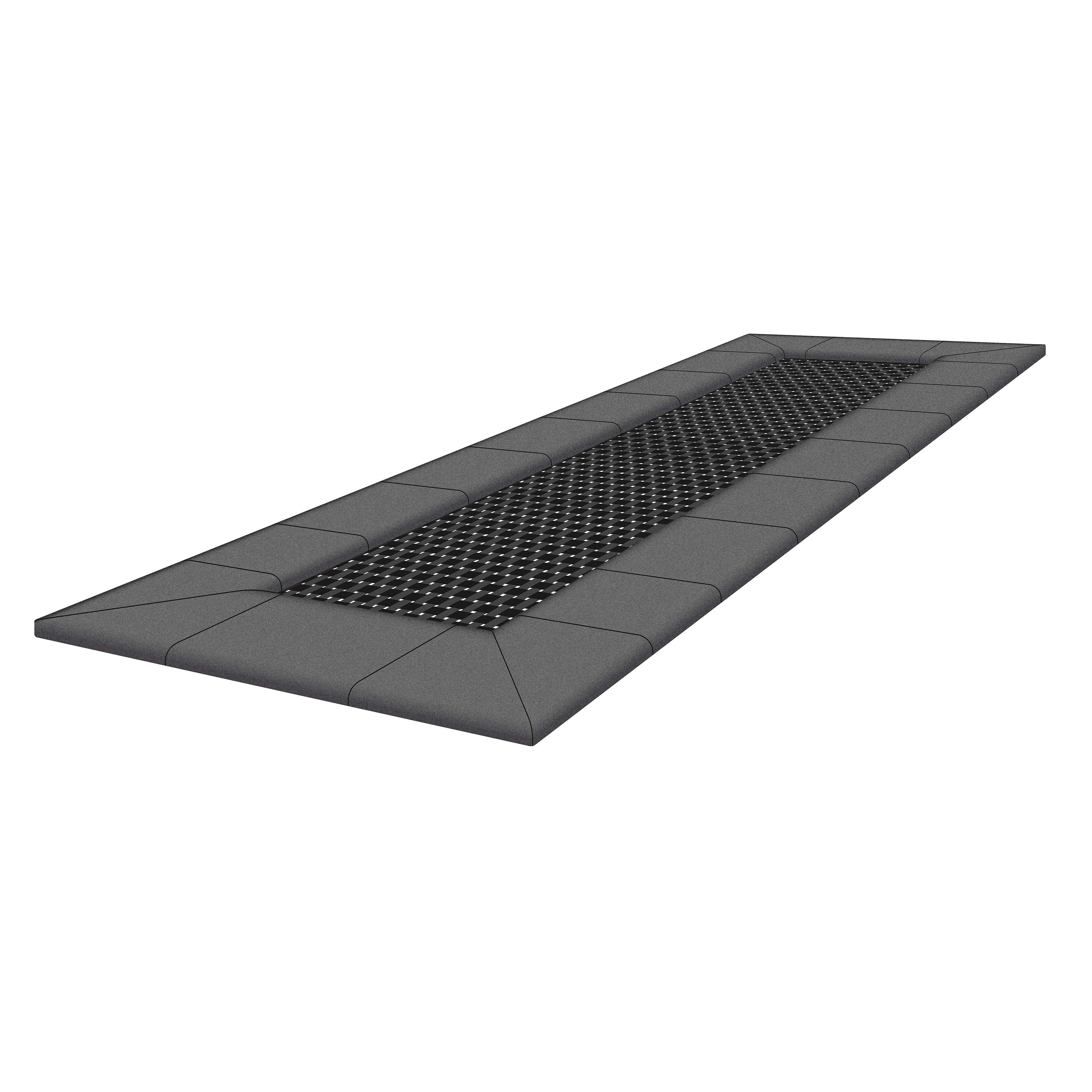 Eurotramp Trampolinbahn "Fit", 436x160 cm Unkategorisiert online kaufen