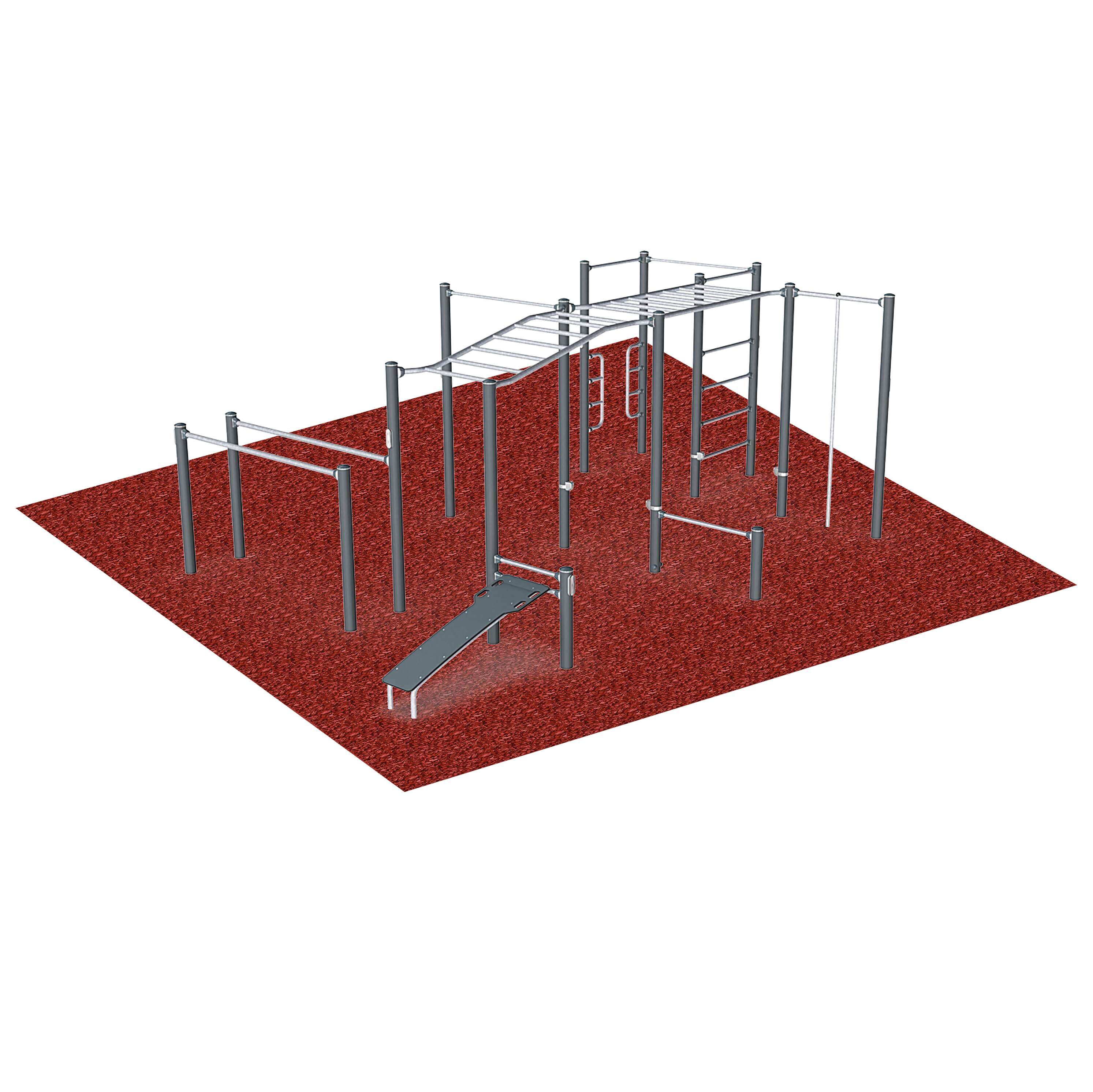 Fallschutz für Kompan Outdoor-Fitness-Stationen, Kompan Outdoor-Fitness-Station "Pro 5" Unkategorisiert online kaufen