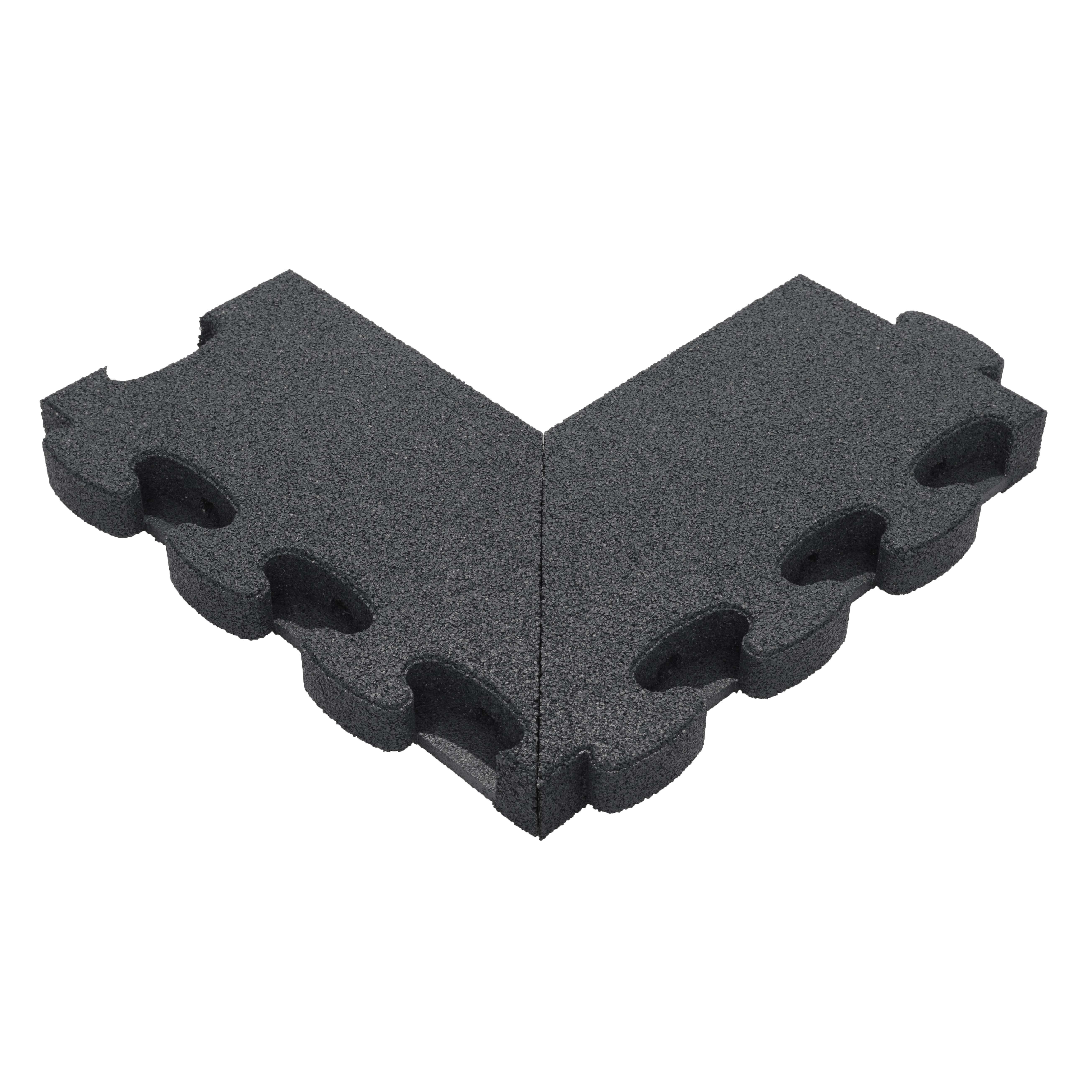 Gum-Tech Negatives Eckstück "Gerade" für Fallschutzplatten, Schwarz, 6 cm Unkategorisiert online kaufen