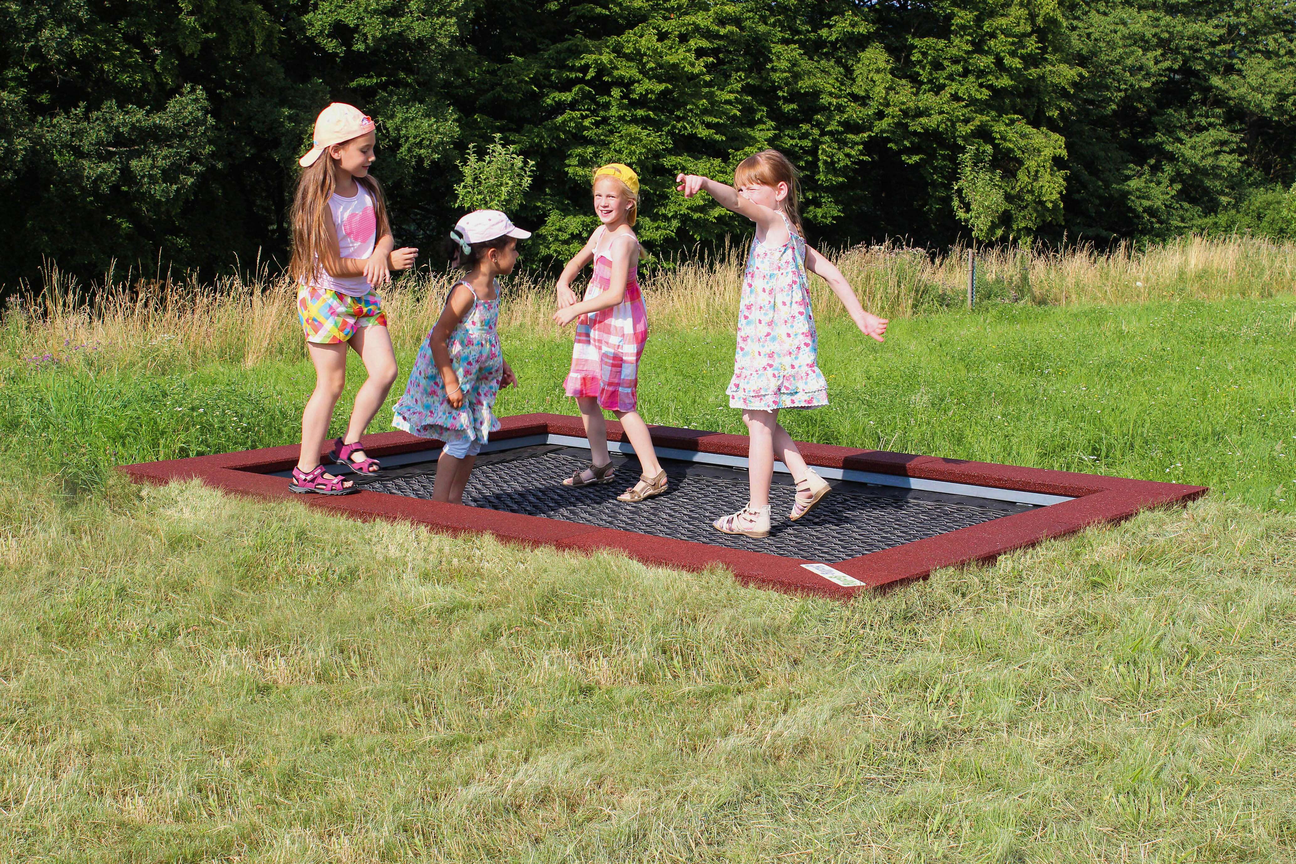 "Hally-Gally Bodentrampolin ""2000 Mini"", Rot-Braun, Schwarz" Unkategorisiert online kaufen