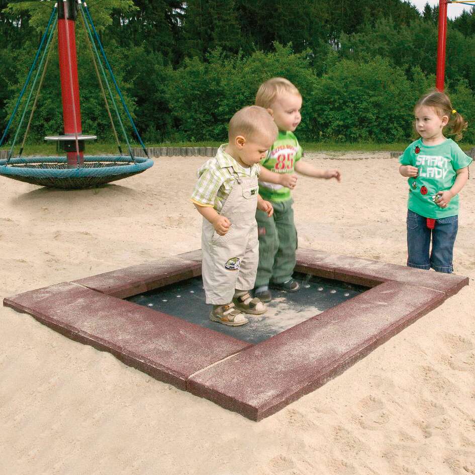 Hally-Gally Bodentrampolin "Piccolino", Rot-Braun, Schwarz Unkategorisiert online kaufen