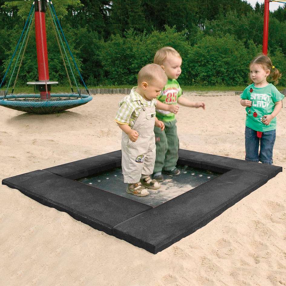 Hally-Gally Bodentrampolin "Piccolino", Schwarz, Schwarz Unkategorisiert online kaufen