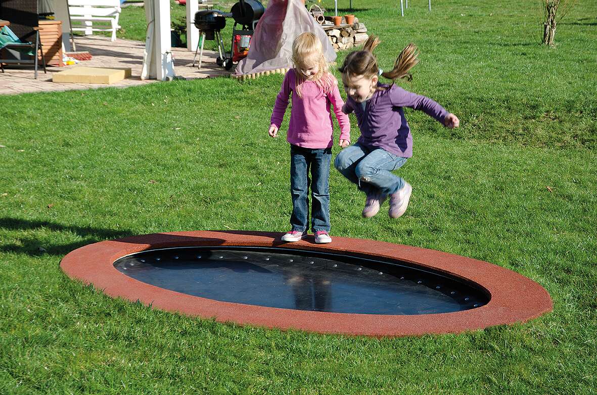"Hally-Gally Bodentrampolin ""Saturnus"", Rot-Braun, Schwarz" Unkategorisiert online kaufen