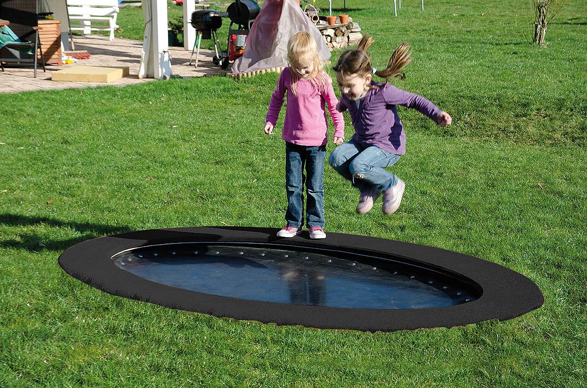 "Hally-Gally Bodentrampolin ""Saturnus"", Schwarz, Schwarz" Unkategorisiert online kaufen
