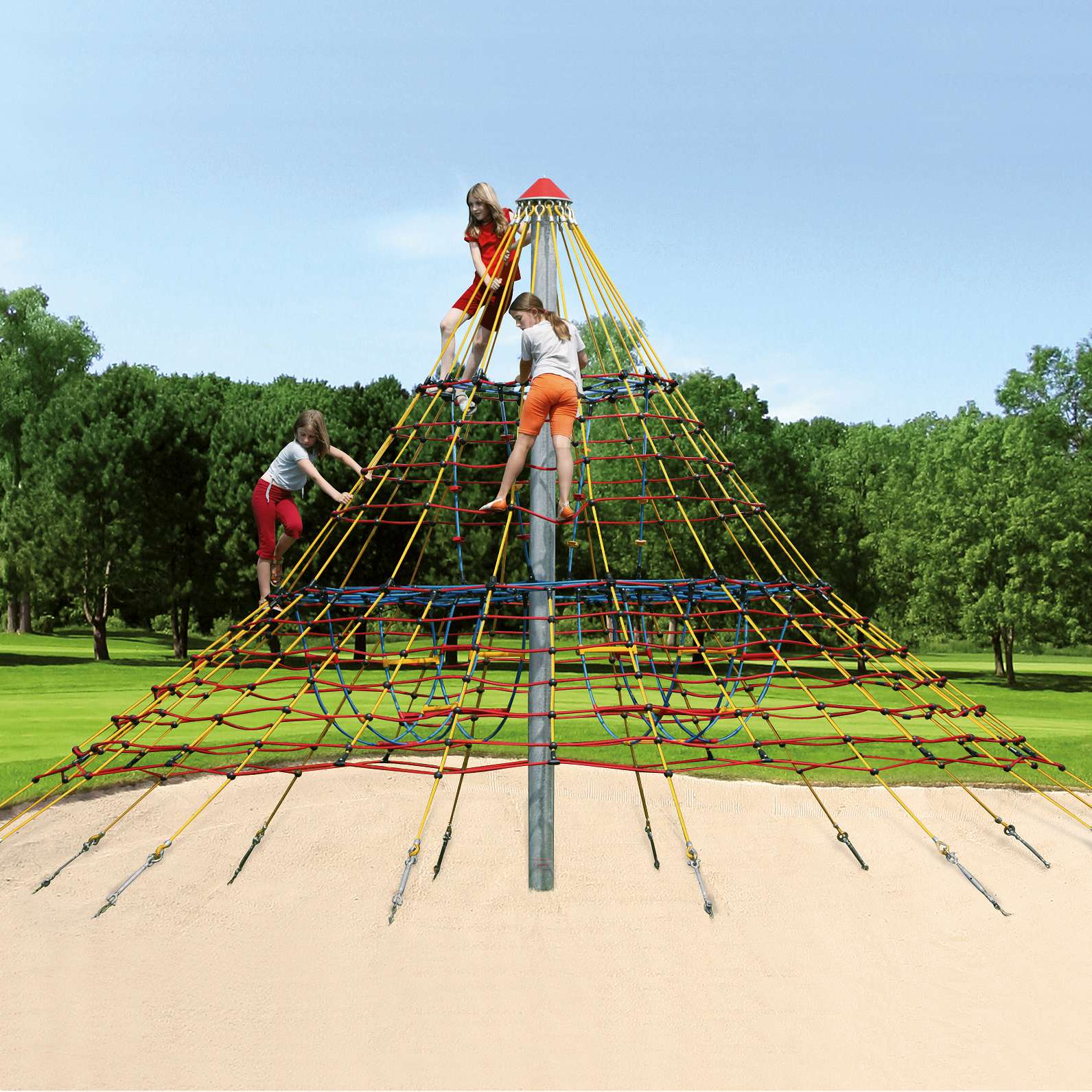 "Huck Seilspielgeräte Cheops-Pyramide ""Midi"", Zum Einbetonieren" Unkategorisiert online kaufen