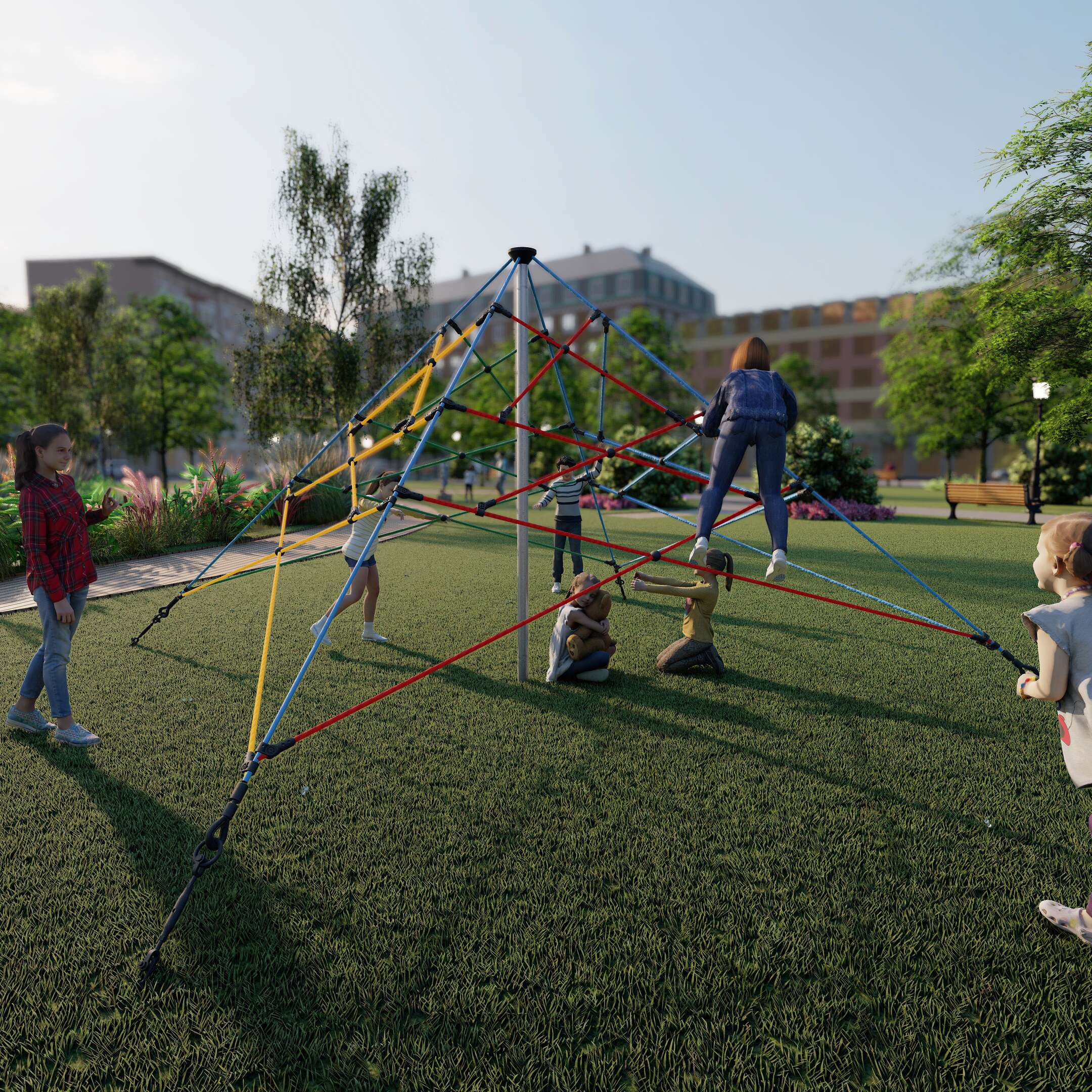 "Huck Seilspielgeräte Seilpyramide ""Super-Climb"", Mini" Unkategorisiert online kaufen
