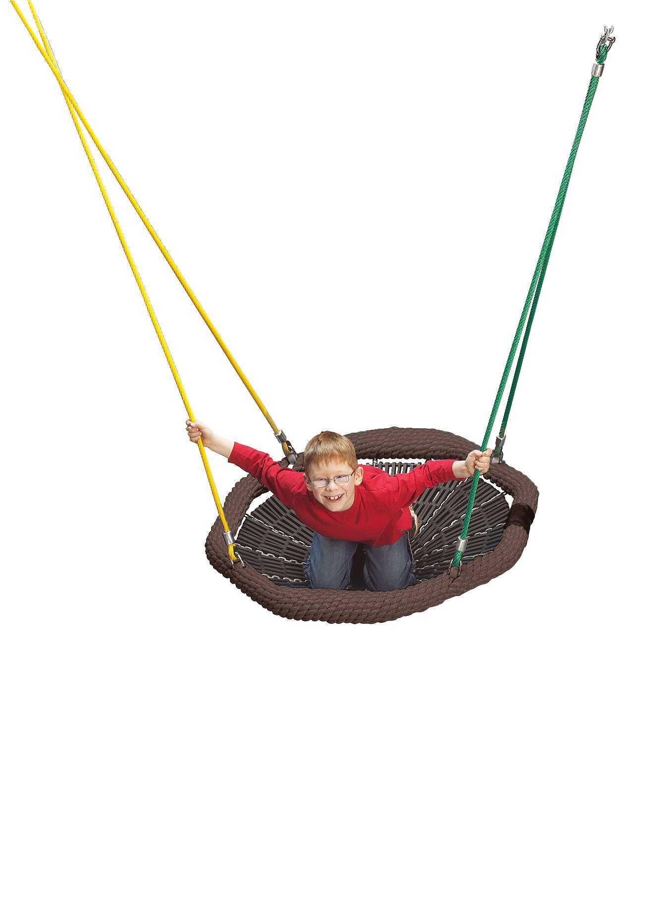 Huck Seiltechnik Schaukelsitz "Wabennest", Aufhängehöhe 200 cm, Schwarz Unkategorisiert Produktbild
