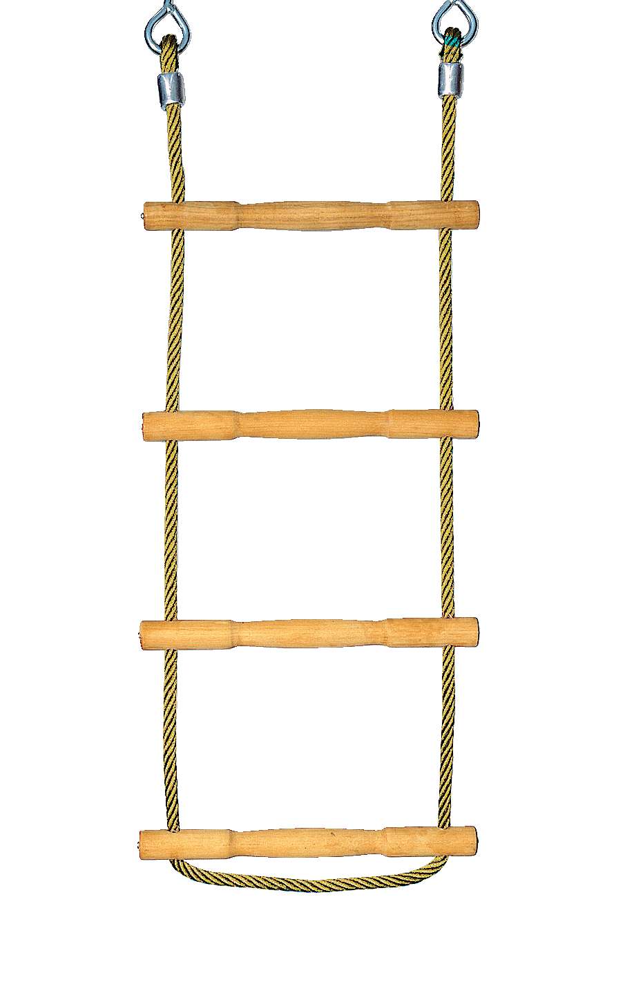 Huck Seiltechnik Strickleiter "Herkules-Tau mit Holzsprossen", Gelb Unkategorisiert online kaufen