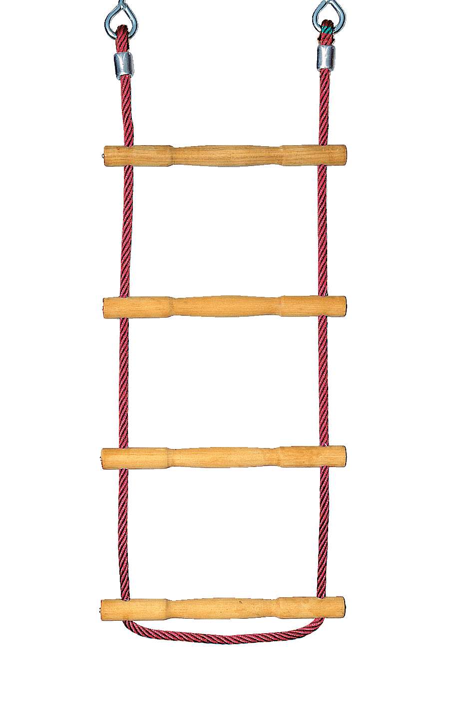 Huck Seiltechnik Strickleiter "Herkules-Tau mit Holzsprossen", Rot Unkategorisiert online kaufen