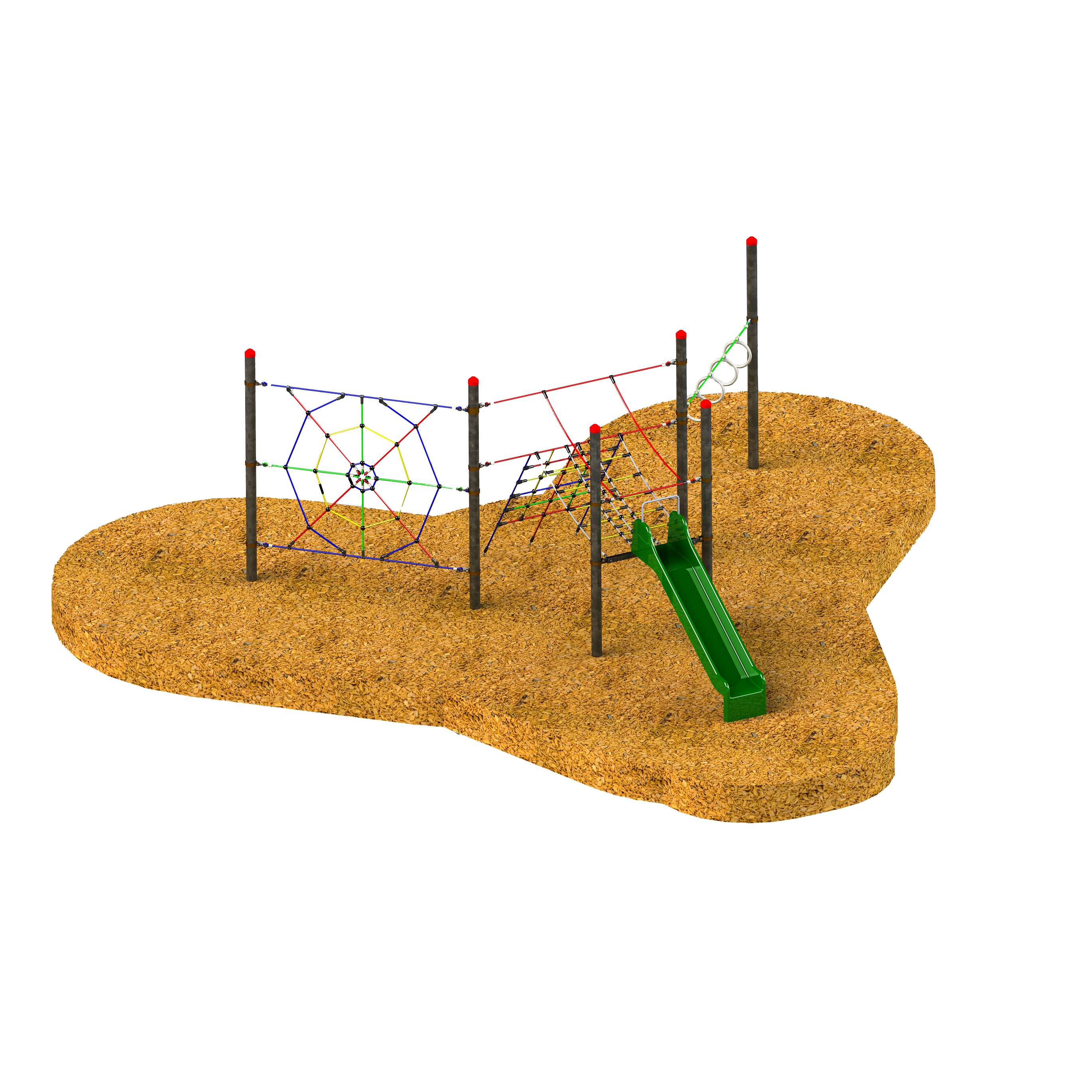 Huck Seiltechnik Vario-Kletterpark-Set "Large" Unkategorisiert online kaufen