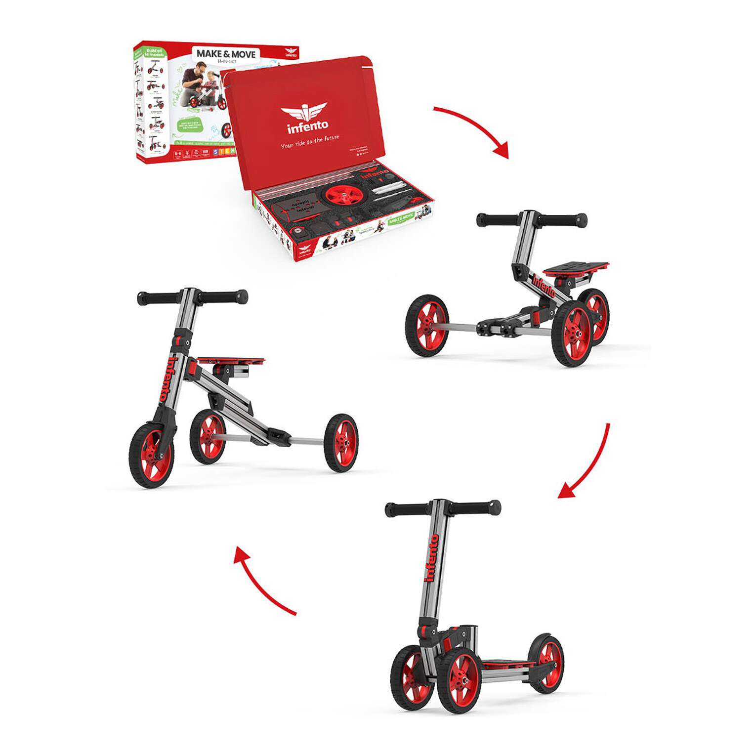 "Infento Spielfahrzeug ""Make and Move Kit""" Unkategorisiert online kaufen "Infento Spielfahrzeug ""Make and Move Kit""" Unkategorisiert online kaufen
