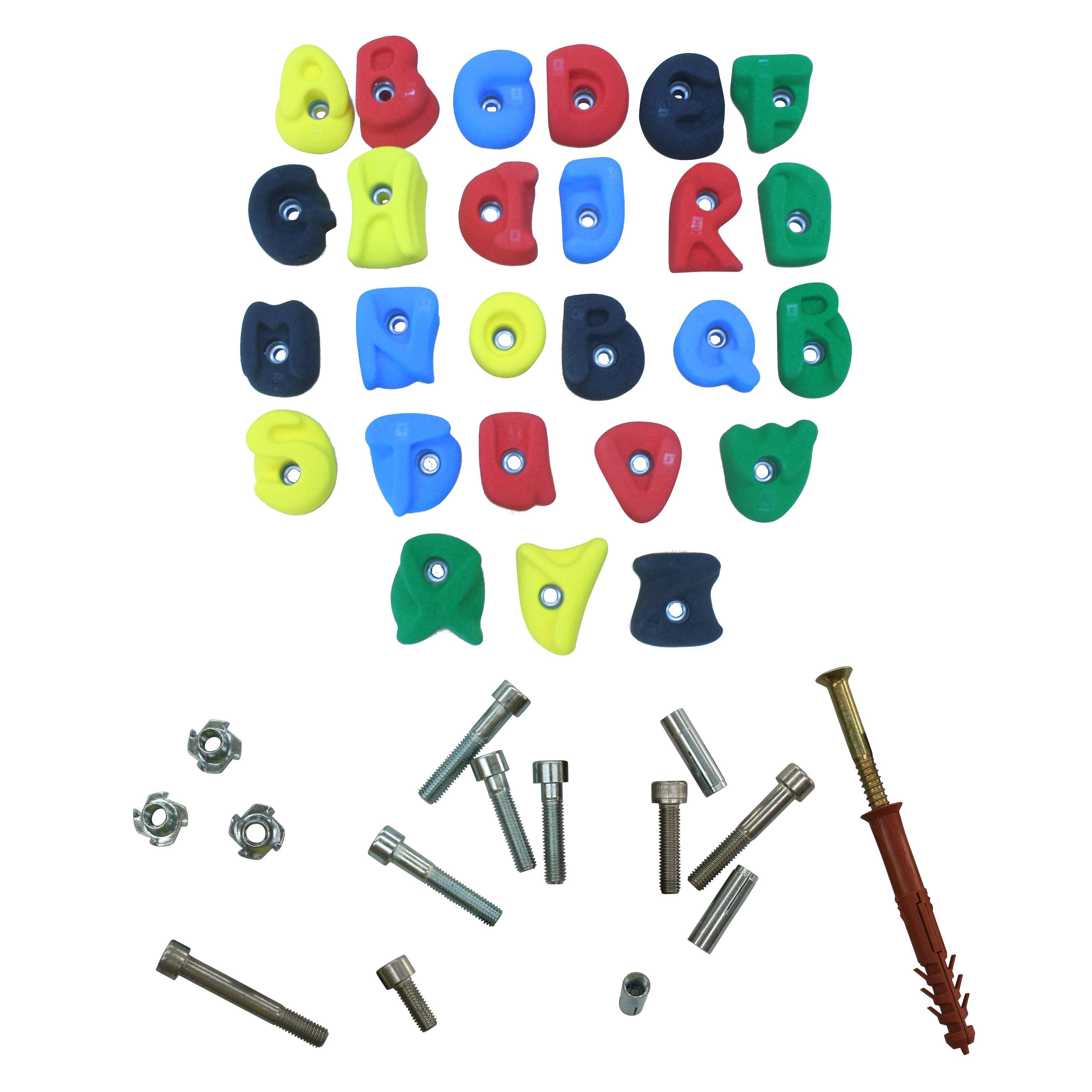 "Klettergriff-Set ""ABC"", Mit Befestigungsmaterial für Betonwand" Unkategorisiert online kaufen